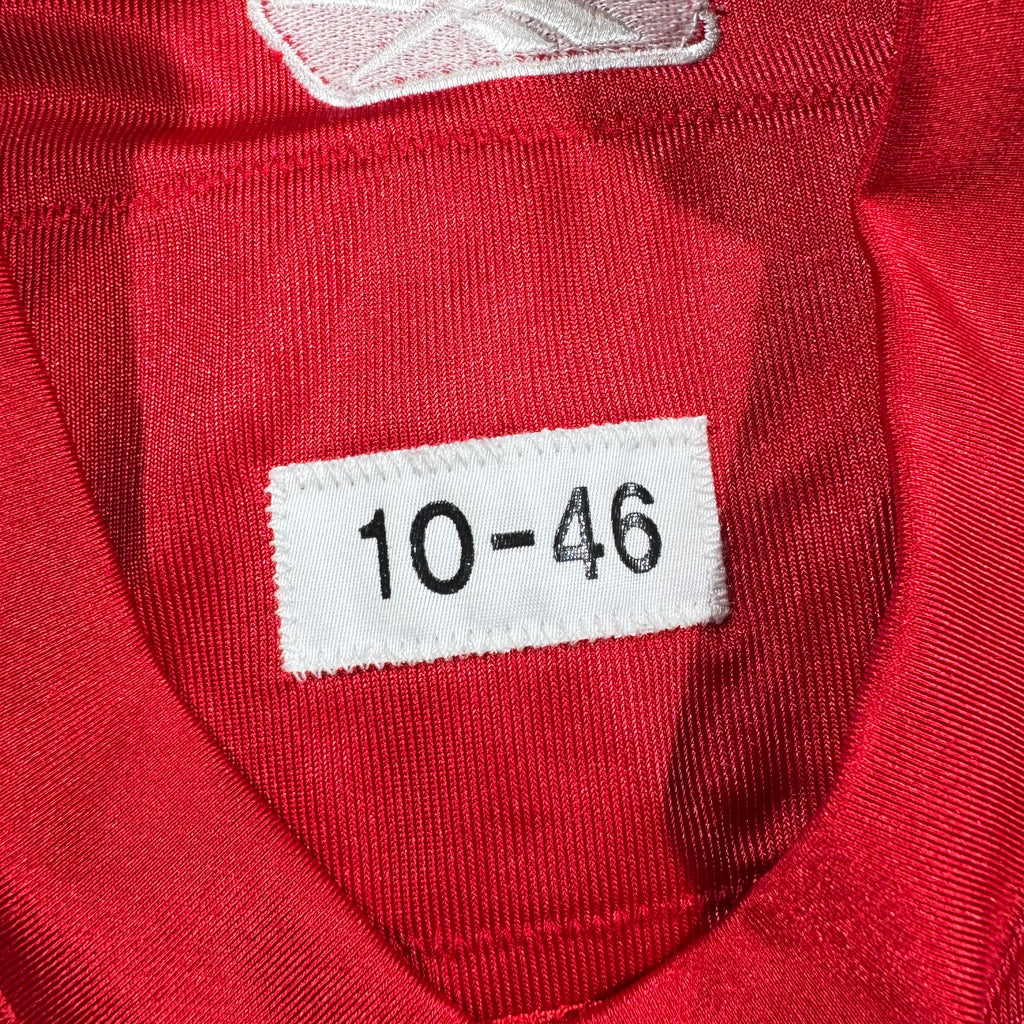 Rob Lazeo Calgary Stampeders 2010 Retro Game Worn Reebok Jersey