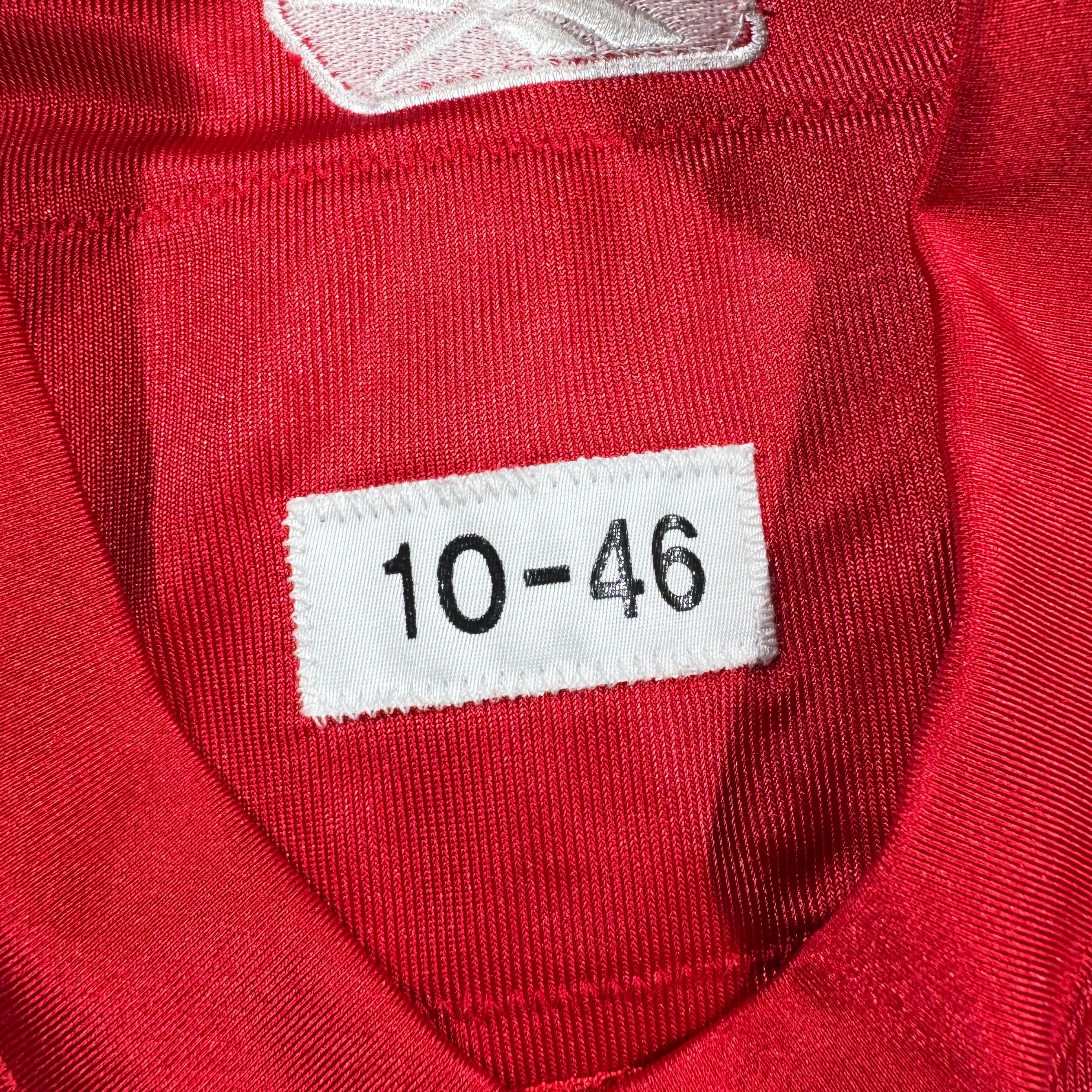 Rob Lazeo Calgary Stampeders 2010 Retro Game Worn Reebok Jersey