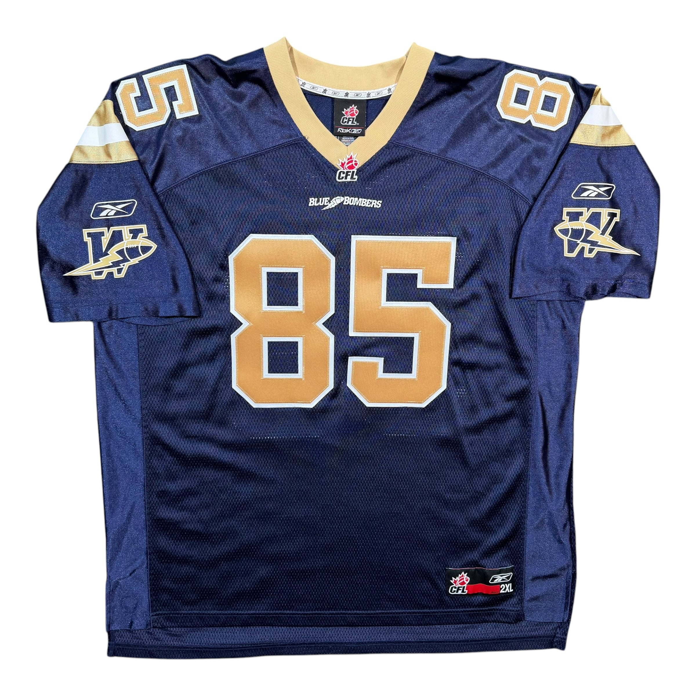 Milt Stegall Winnipeg Blue Bombers Vintage Reebok CFL Jersey - XXL