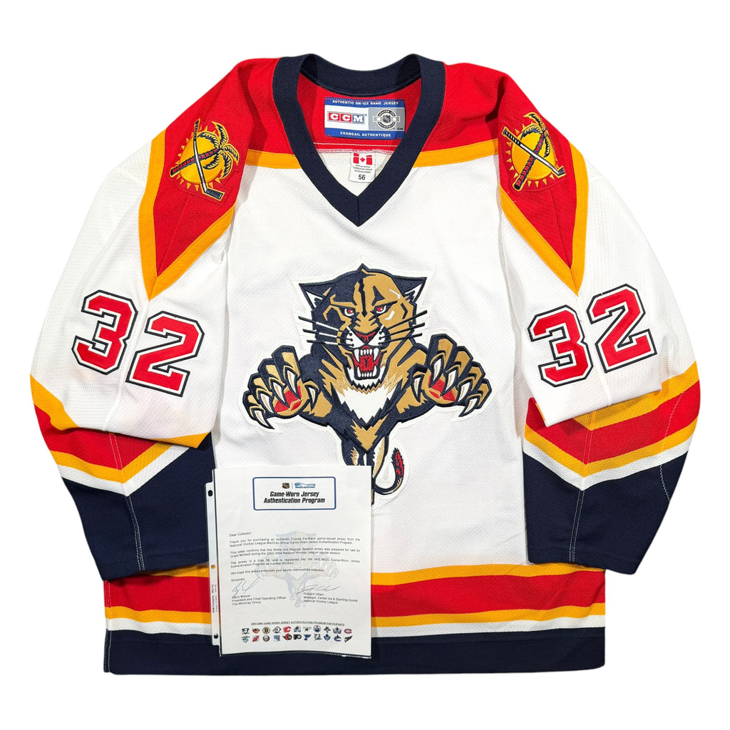 Grant McNeill Florida Panthers 2003/04 Game Issued CCM NHL Jersey COA
