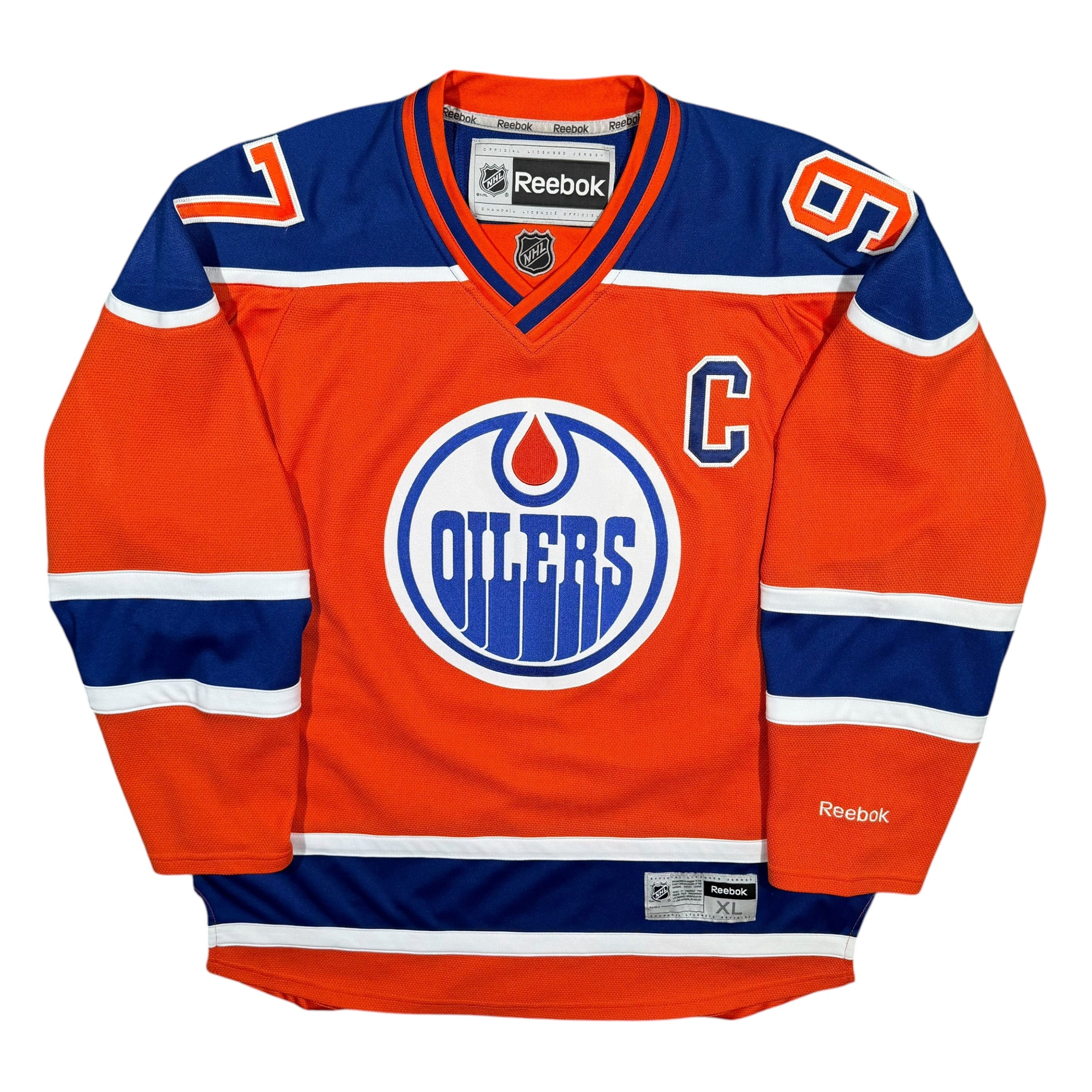 Connor McDavid Edmonton Oilers Alternate Reebok NHL Jersey - XL