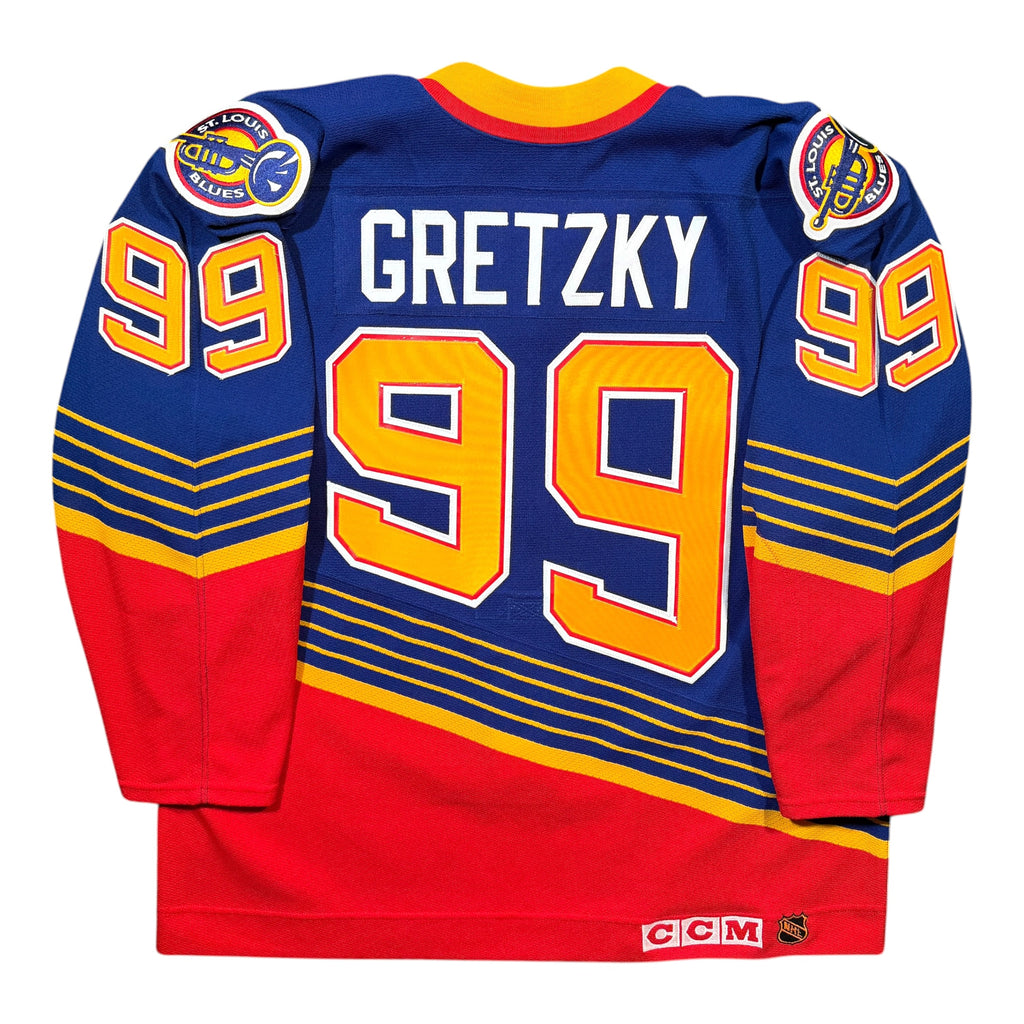 Wayne Gretzky St. Louis Blues Vintage CCM NHL Jersey - 52/XL