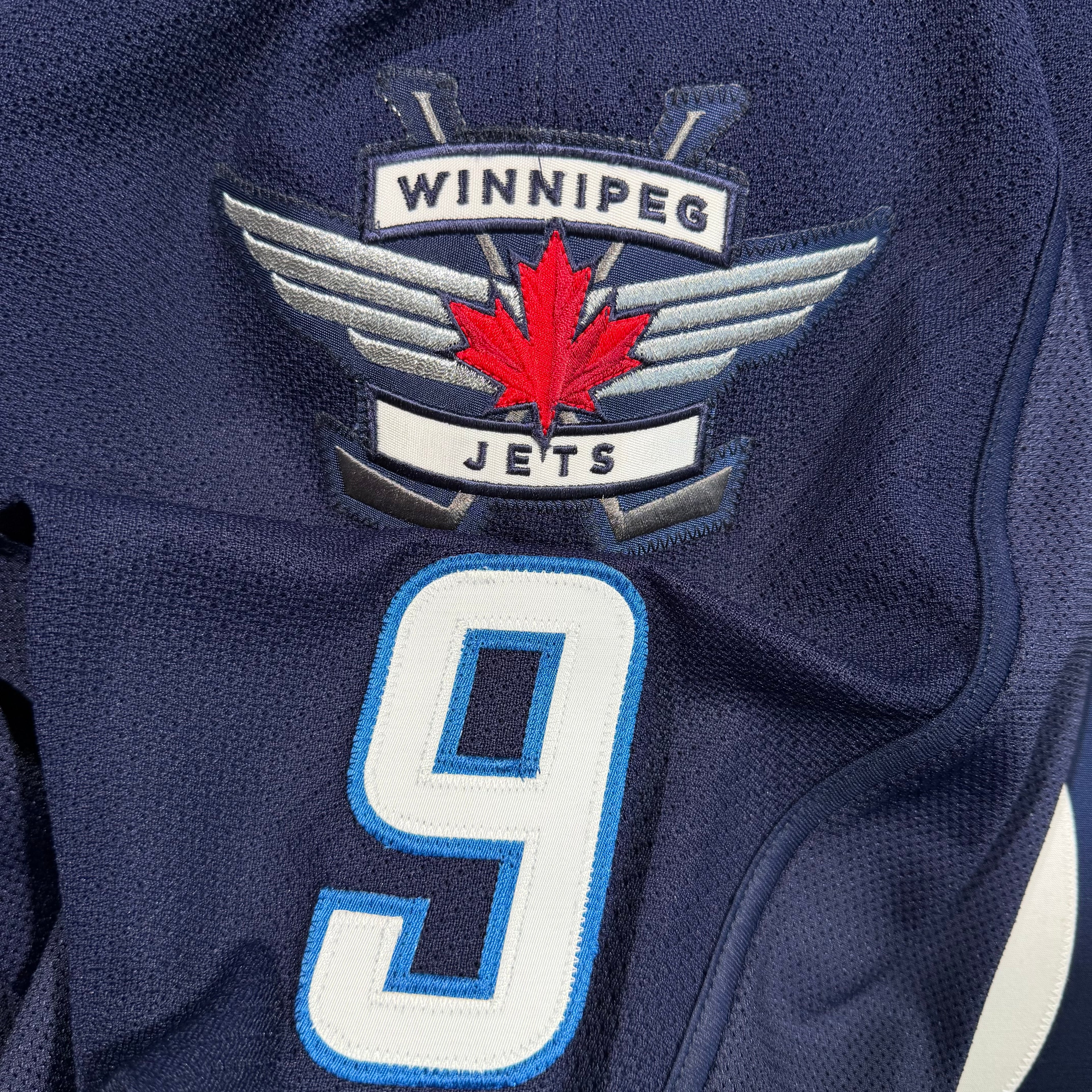Evander Kane Winnipeg Jets Inaugural Reebok MIC Authentic Jersey - 52/Large