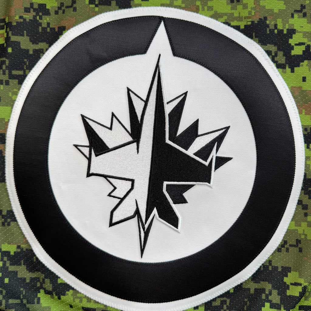 Jacob Trouba Winnipeg Jets Canadian Forces Night 2014 Reebok MIC Jersey - 52/Large
