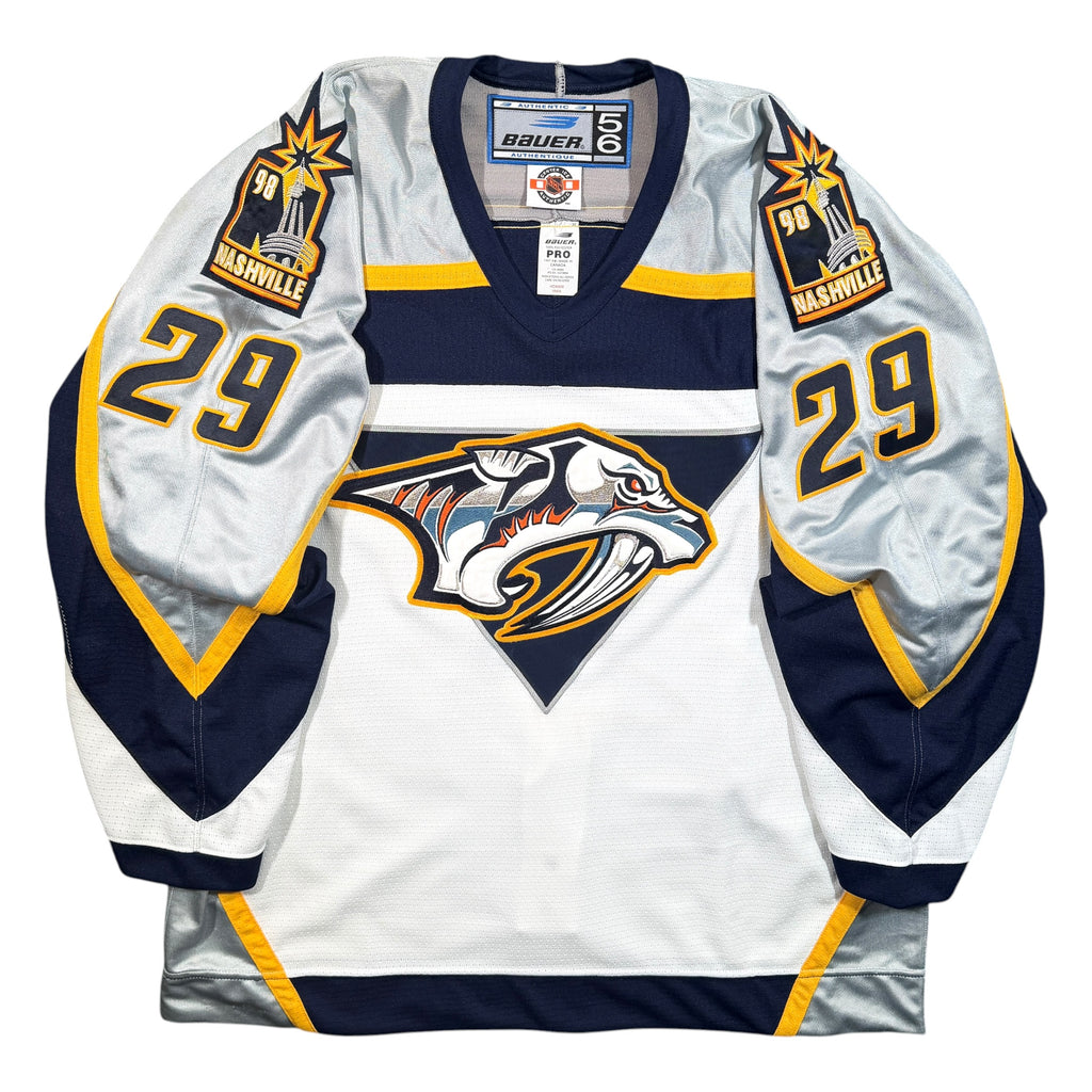 Tomas Vokoun Nashville Predators Inaugural Authentic Bauer NHL Jersey - 56/XXL