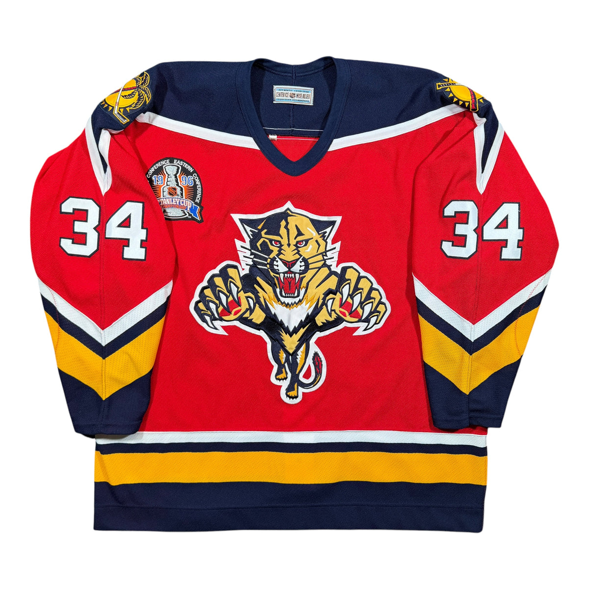 John Vanbiesbrouck Florida Panthers 1996 Stanley Cup Authentic CCM NHL Jersey - 54/XXL
