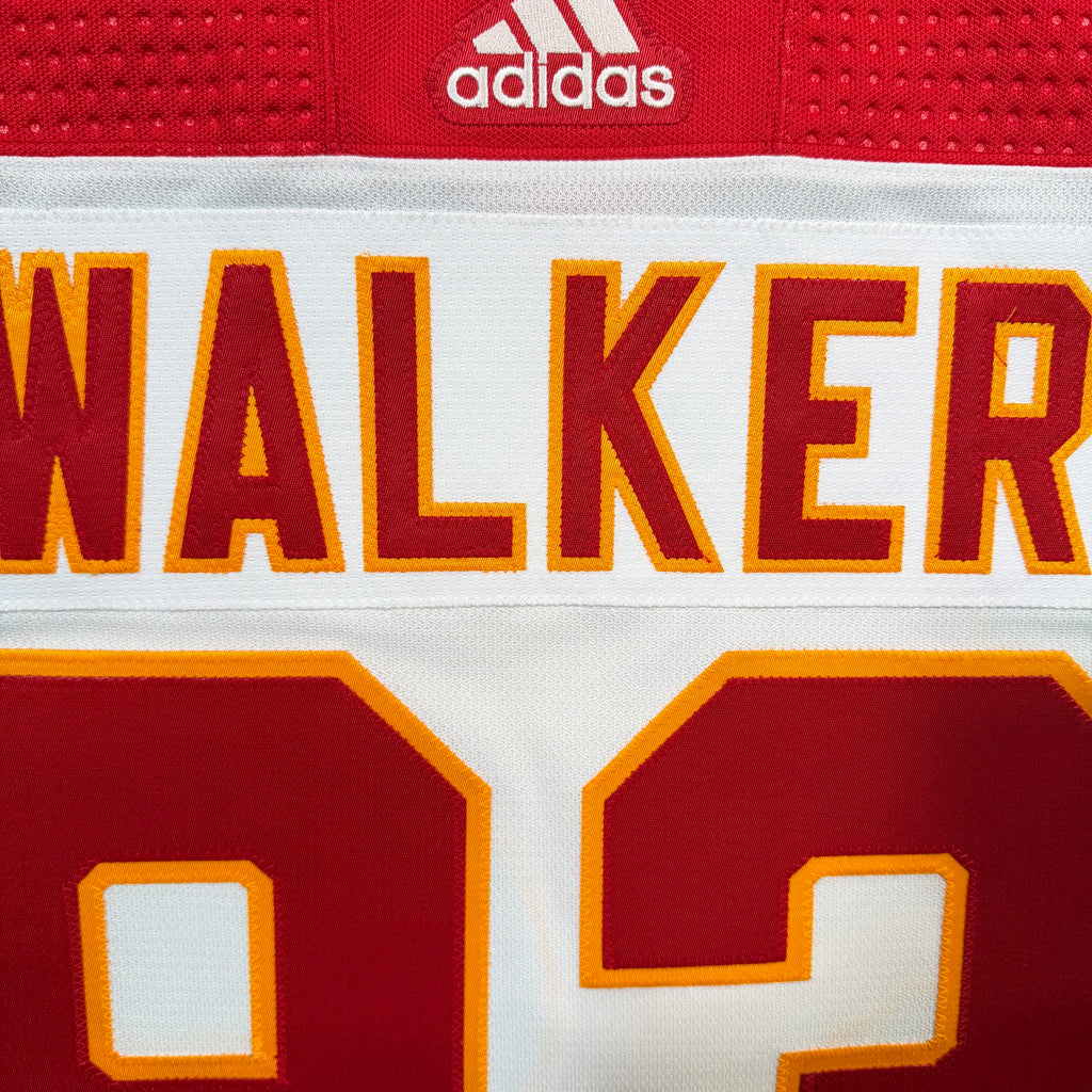 Cooper Walker Calgary Flames Team Issued Adidas MIC NHL Jersey- 58/3XL