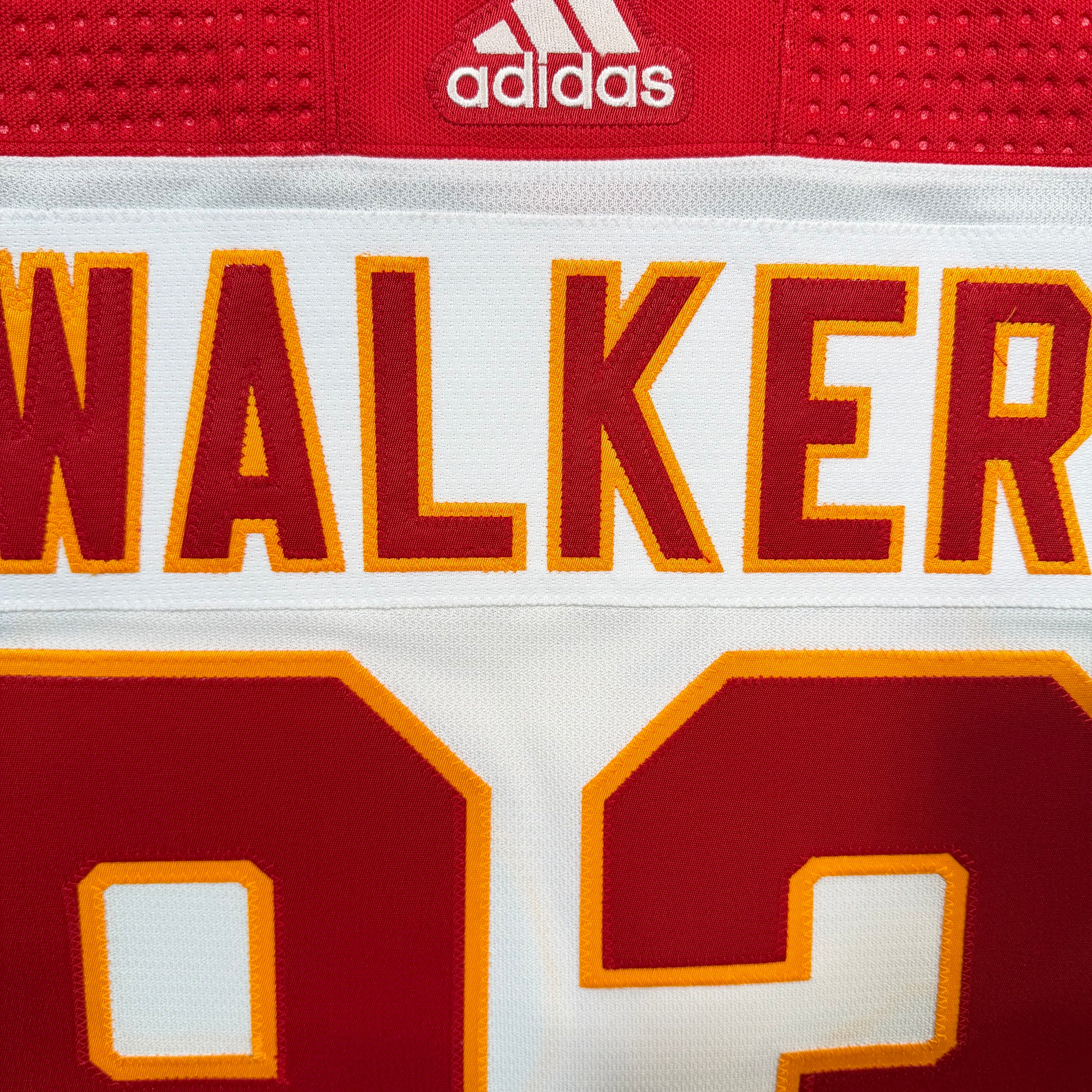Cooper Walker Calgary Flames Team Issued Adidas MIC NHL Jersey- 58/3XL