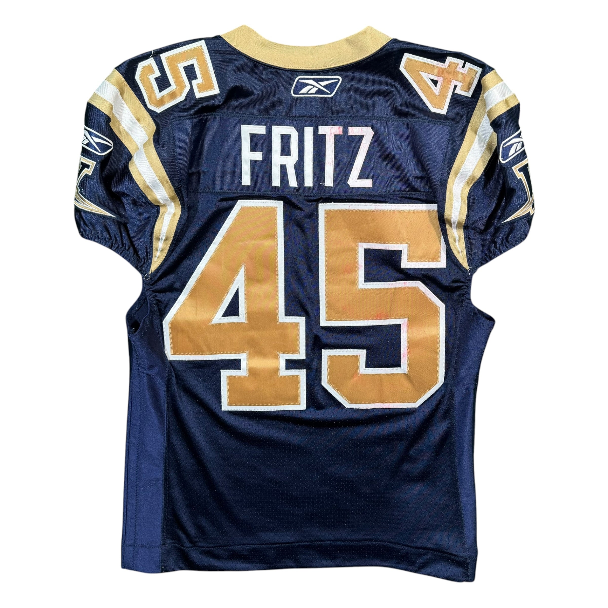 Rodney Fritz Winnipeg Blue Bombers 2011 Game Worn Reebok CFL Jersey