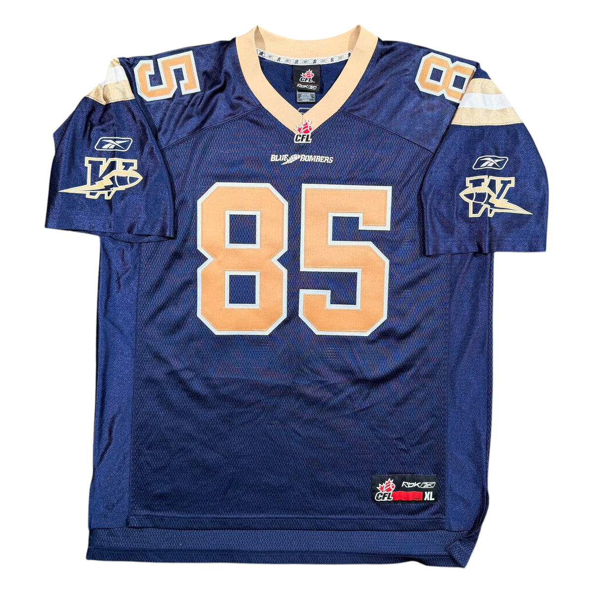 Milt Stegall Winnipeg Blue Bombers Vintage Reebok CFL Jersey - XL