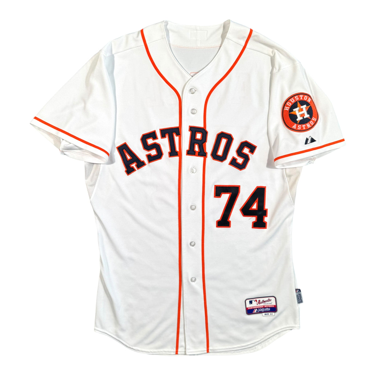 Mark Appel Houston Astros Signed Authentic Majestic MLB Jersey Size 44