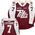 Chase Lefebvre Peterborough Petes Game Worn 2023/24 CCM OHL Jersey