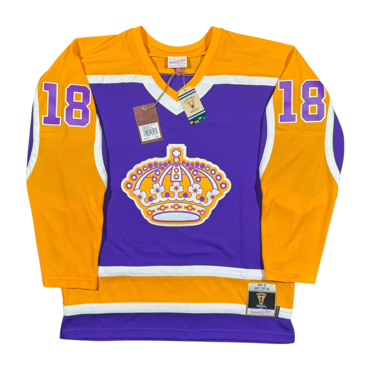 Dave Taylor Los Angeles Kings Mitchell & Ness Throwback NHL Jersey Size XL