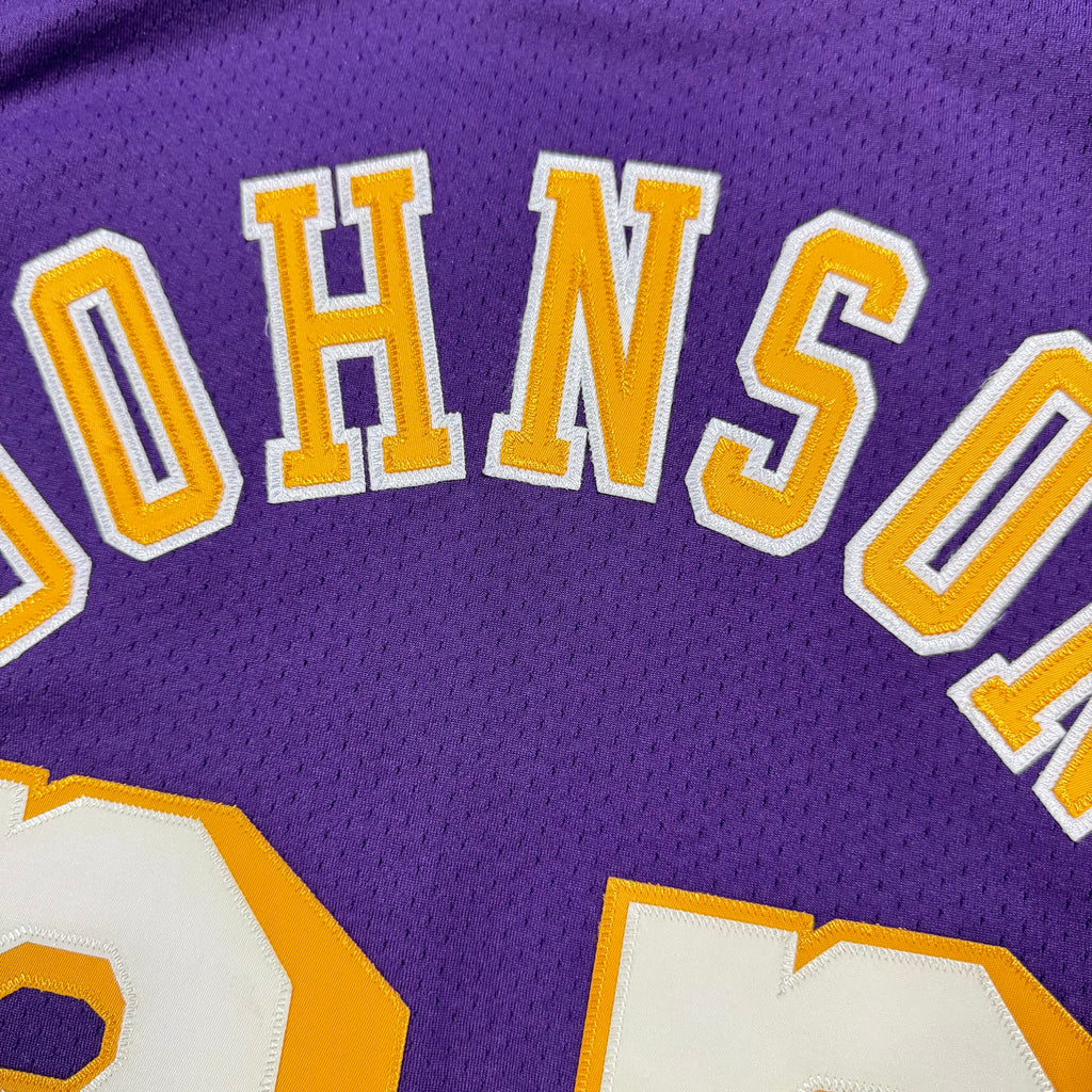 Magic Johnson Los Angeles Lakers Mitchell & Ness Authentic NBA Jersey Size 44 Large