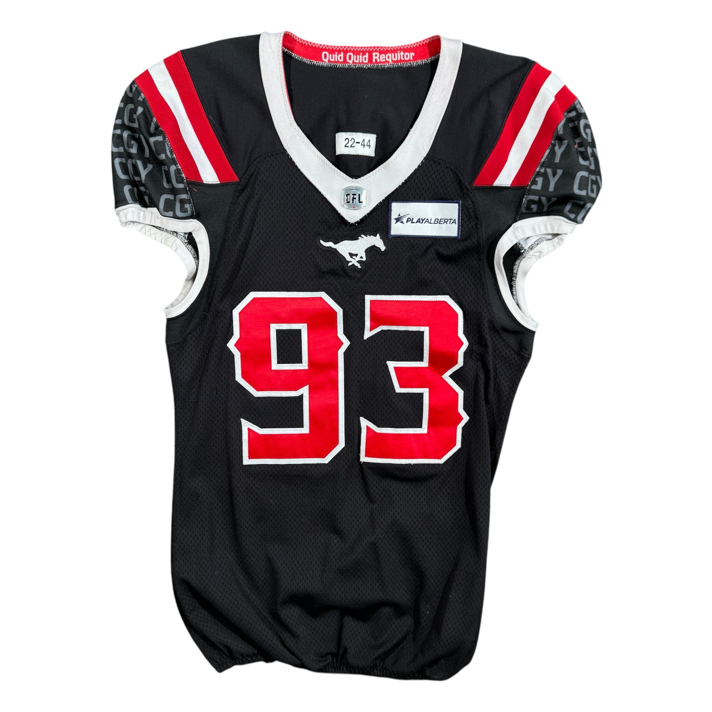 Charles Wiley Calgary Stampeders Game Worn New Era CFL Football Jersey