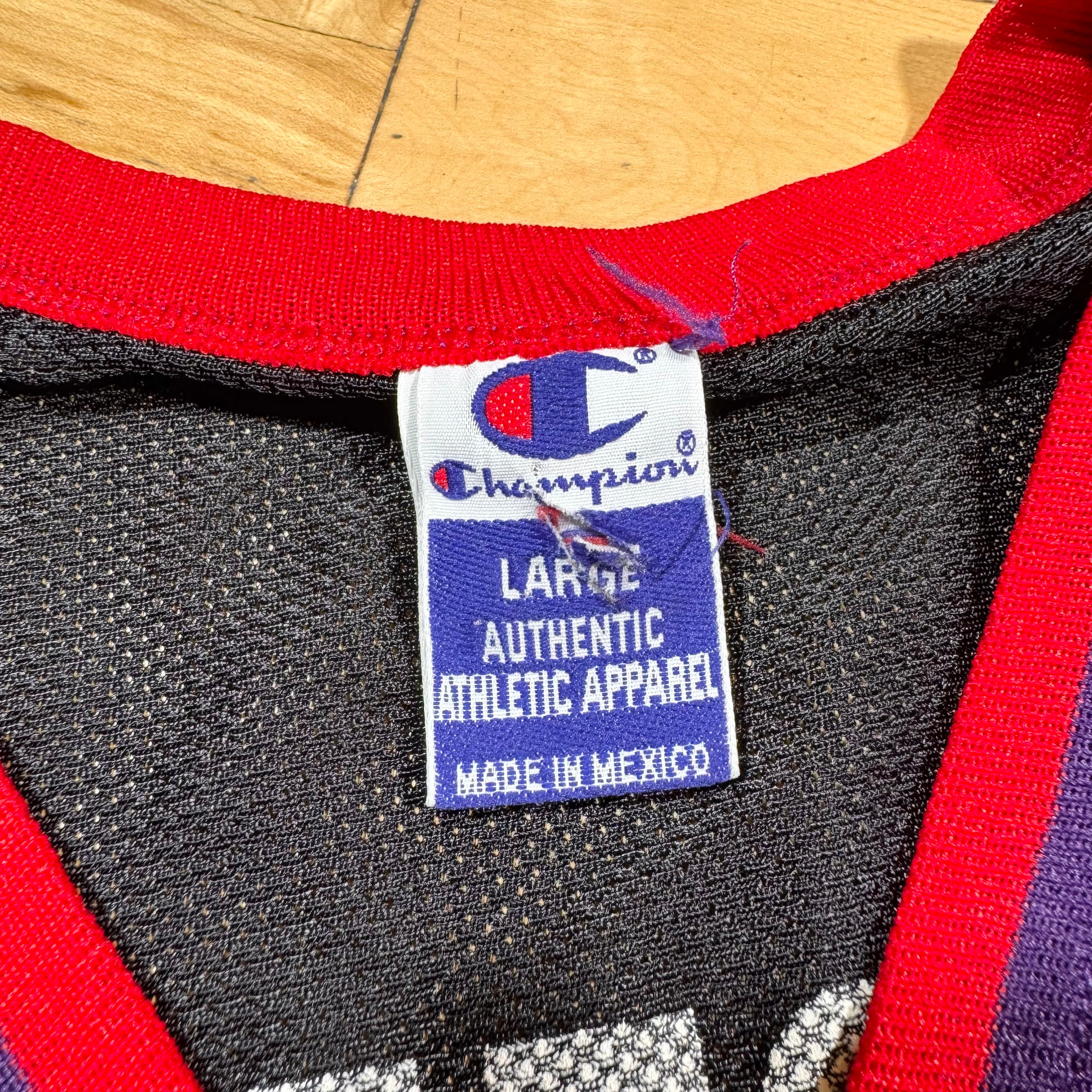 Vince Carter Toronto Raptors Vintage Champion NBA Jersey Size 44 Large