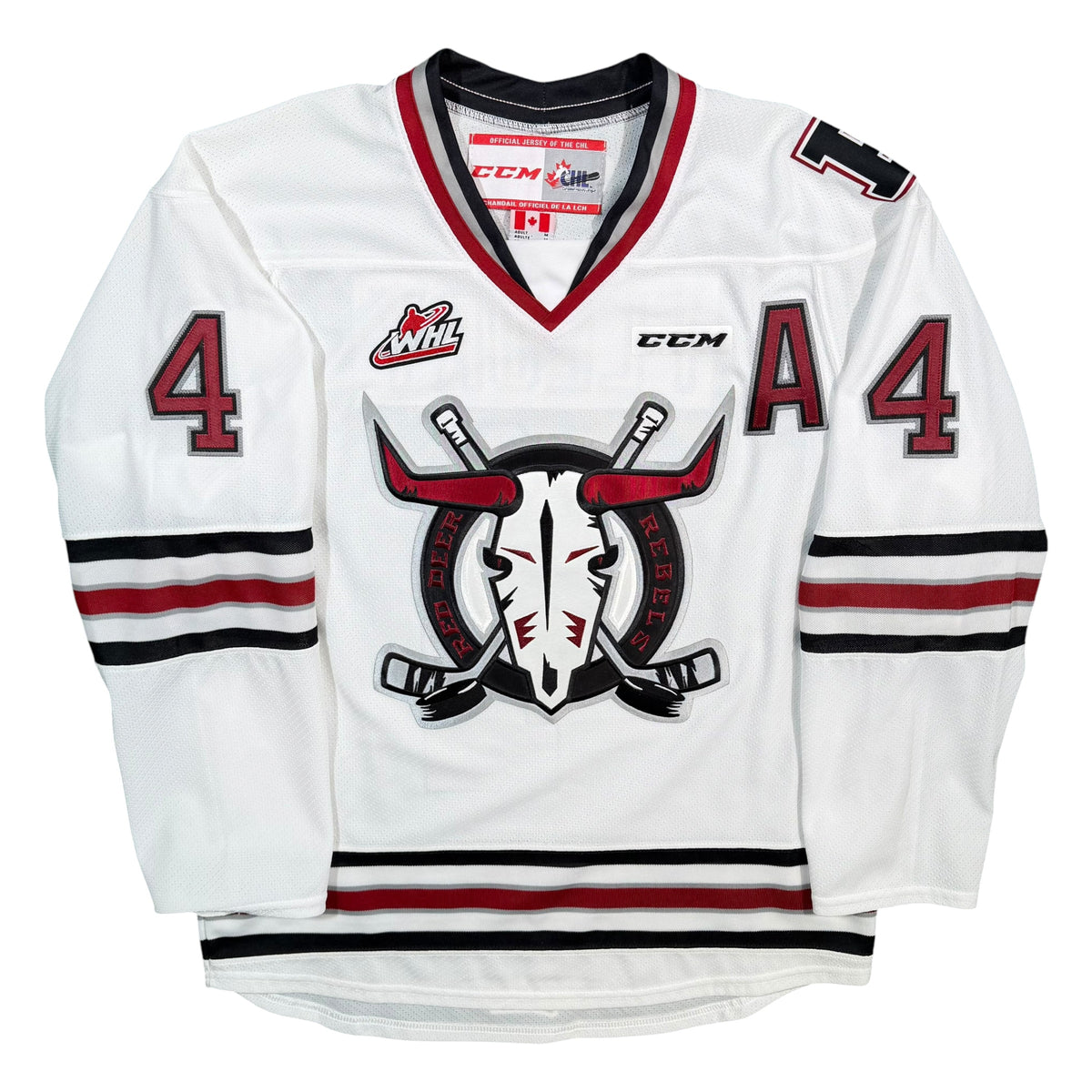 Hayden Fleury Red Deer Rebels CCM WHL Hockey Jersey - Medium