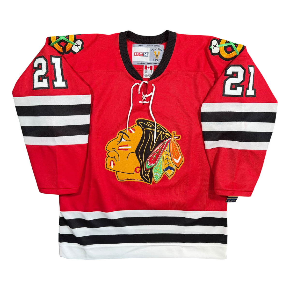 Stan Mikita Chicago Blackhawks Vintage CCM Throwback NHL Jersey - Medium