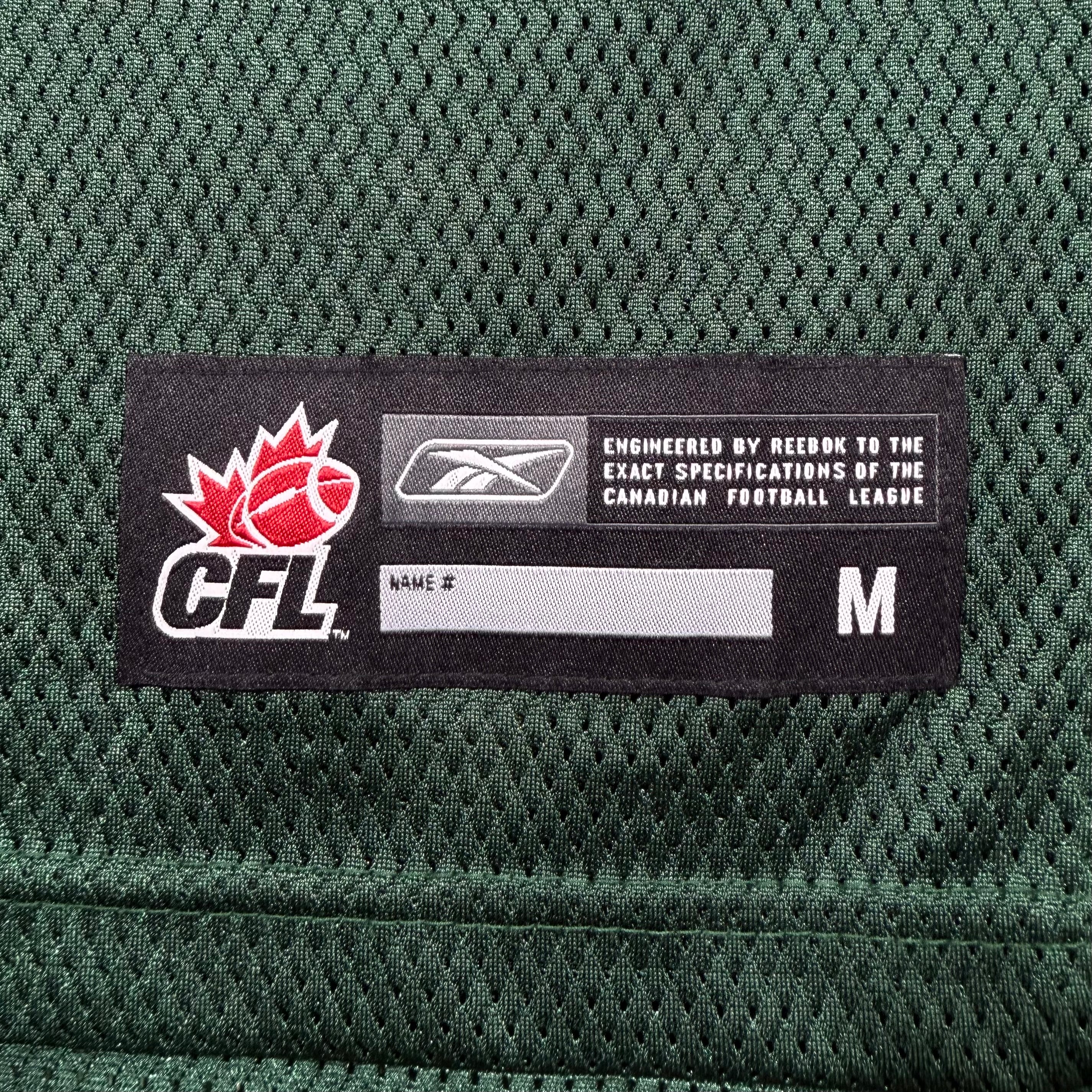 Mike Pringle Edmonton Eskimos Vintage Reebok CFL Jersey - Medium