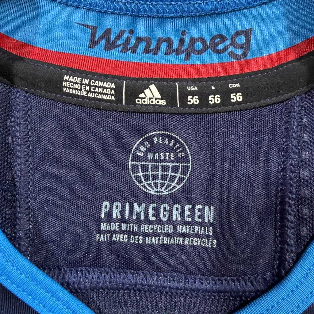 Tyler Boland Winnipeg Jets 2021/22 Game Issued MIC Authentic Adidas NHL Jersey - 56/XXL