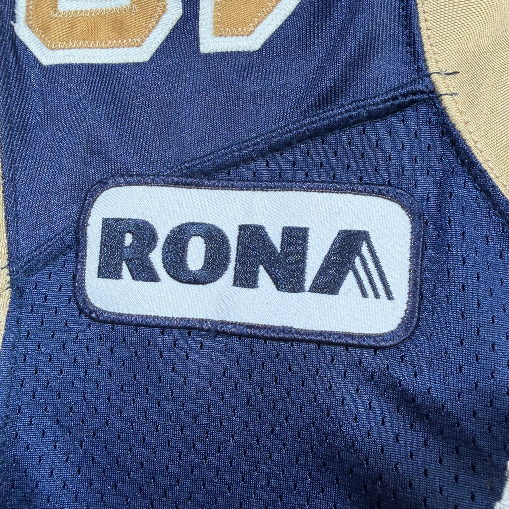 Michael Bishop Winnipeg Blue Bombers 2009 Game Worn CFL Jersey