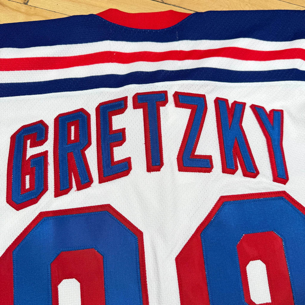 Wayne Gretzky New York Rangers Vintage CCM NHL Hockey Jersey Size XL NEW