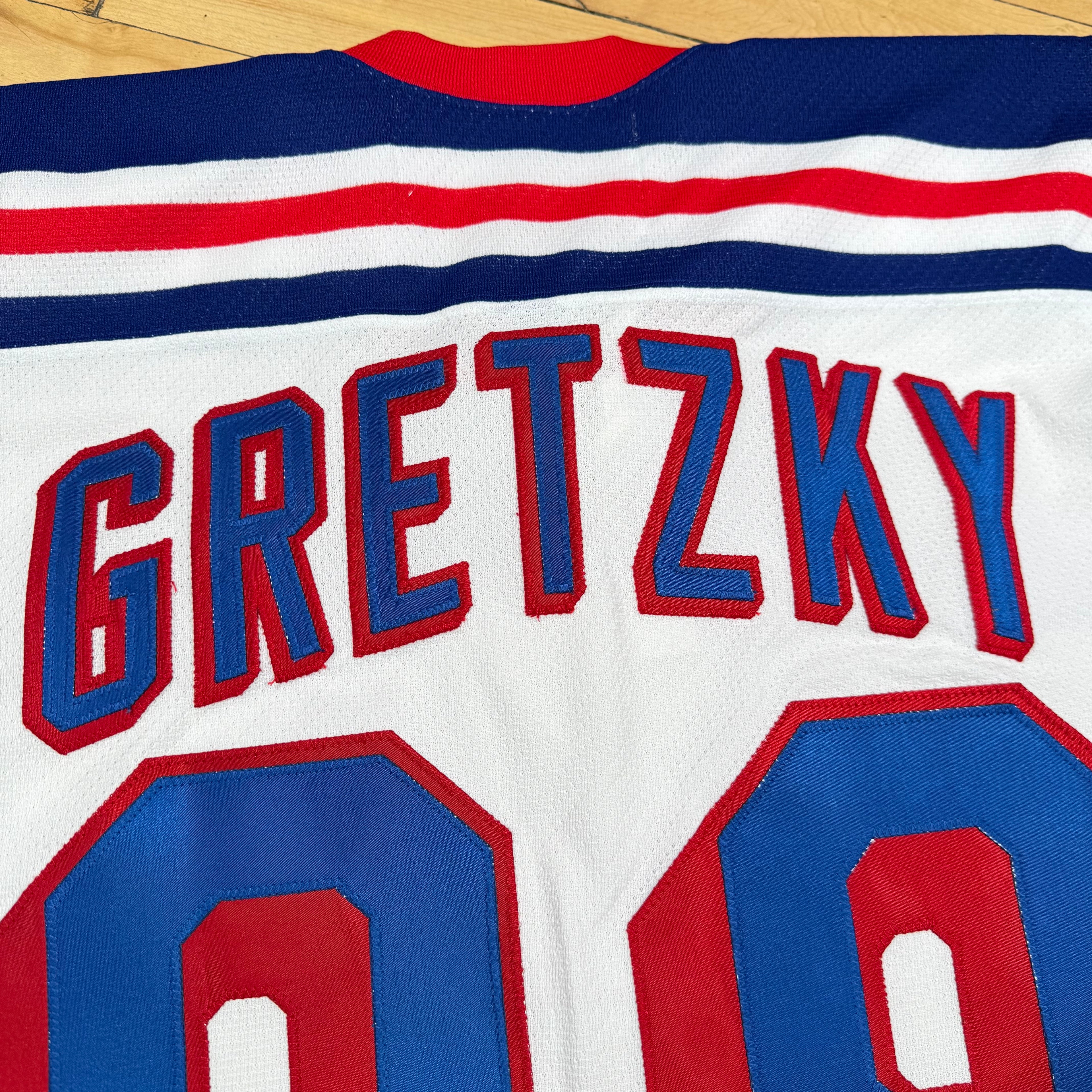 Wayne Gretzky New York Rangers Vintage CCM NHL Hockey Jersey Size XL NEW