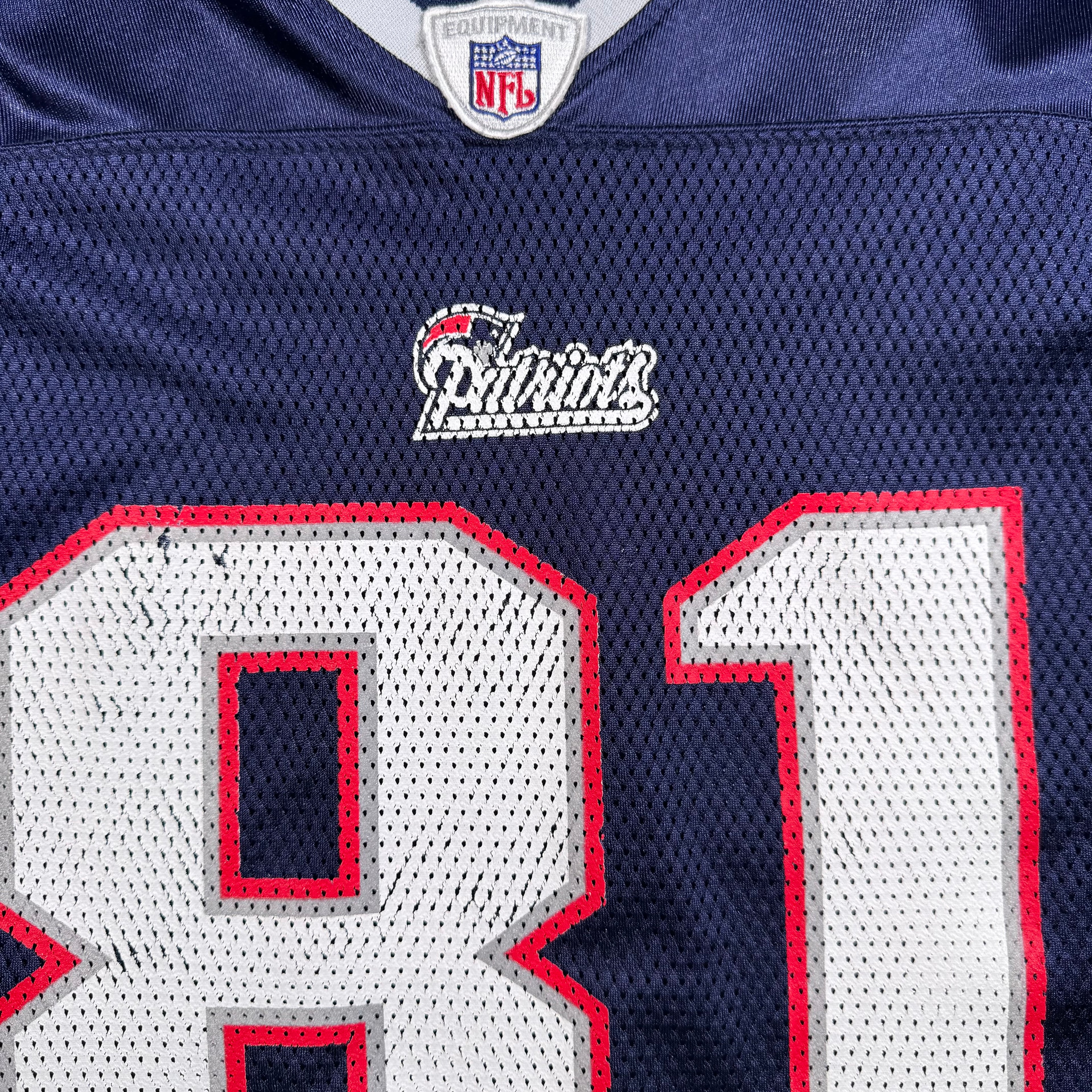 Randy Moss New England Patriots Vintage Reebok NFL Jersey Size XL