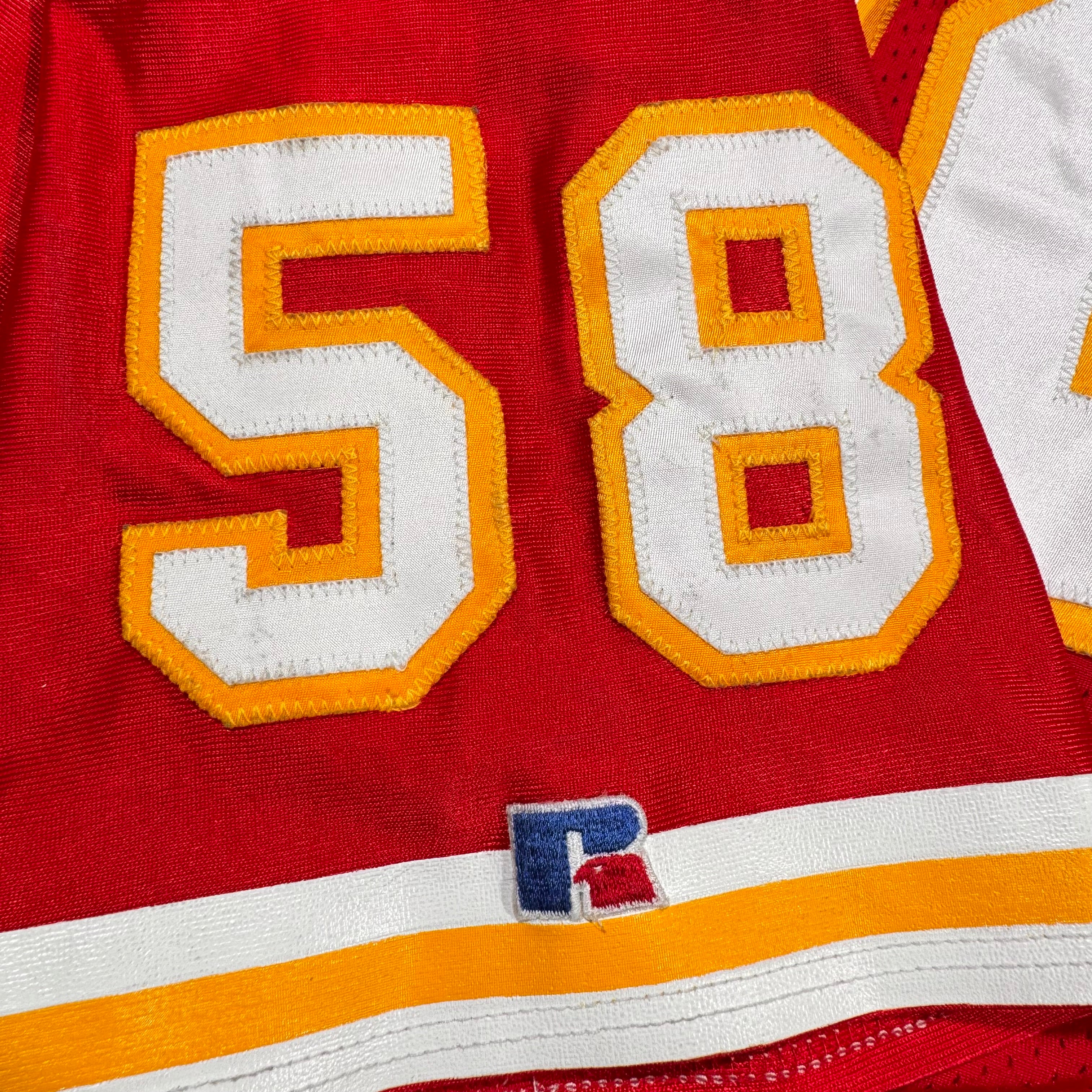 Derrick Thomas Kansas City Chiefs Vintage Russell Authentic NFL Jersey Size 52 XL