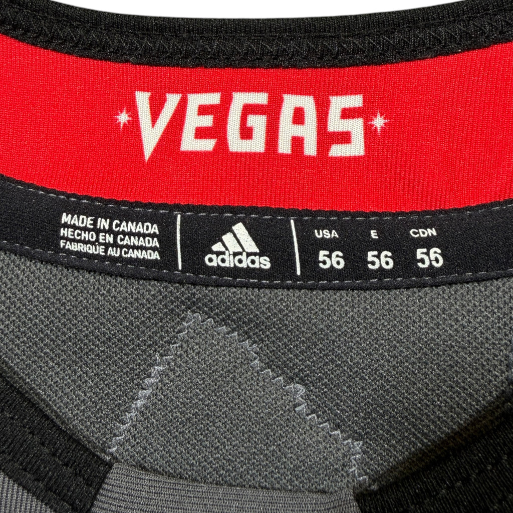 Zac Leslie Vegas Golden Knights 2018/19 Game Issued Adidas MIC NHL Jersey - 56/XXL