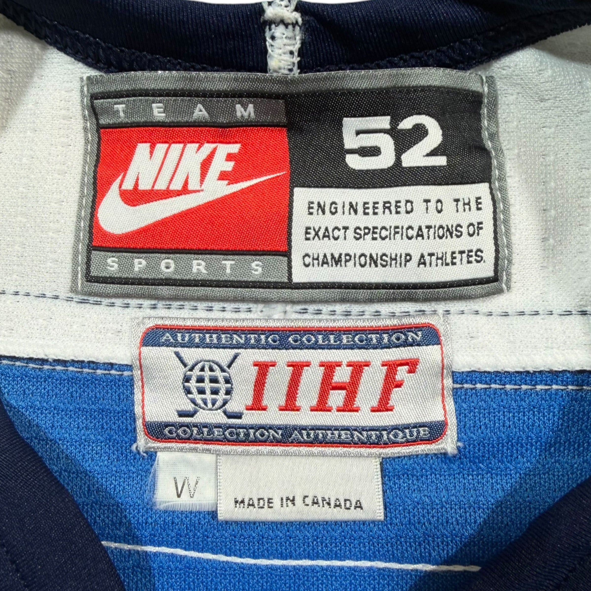 Jussi Markkanen Team Finland 2002 Authentic MIC Jersey - 52W/Large