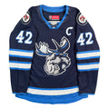 Peter Stoykewych Manitoba Moose Signed AHL CCM Hockey Jersey - Large