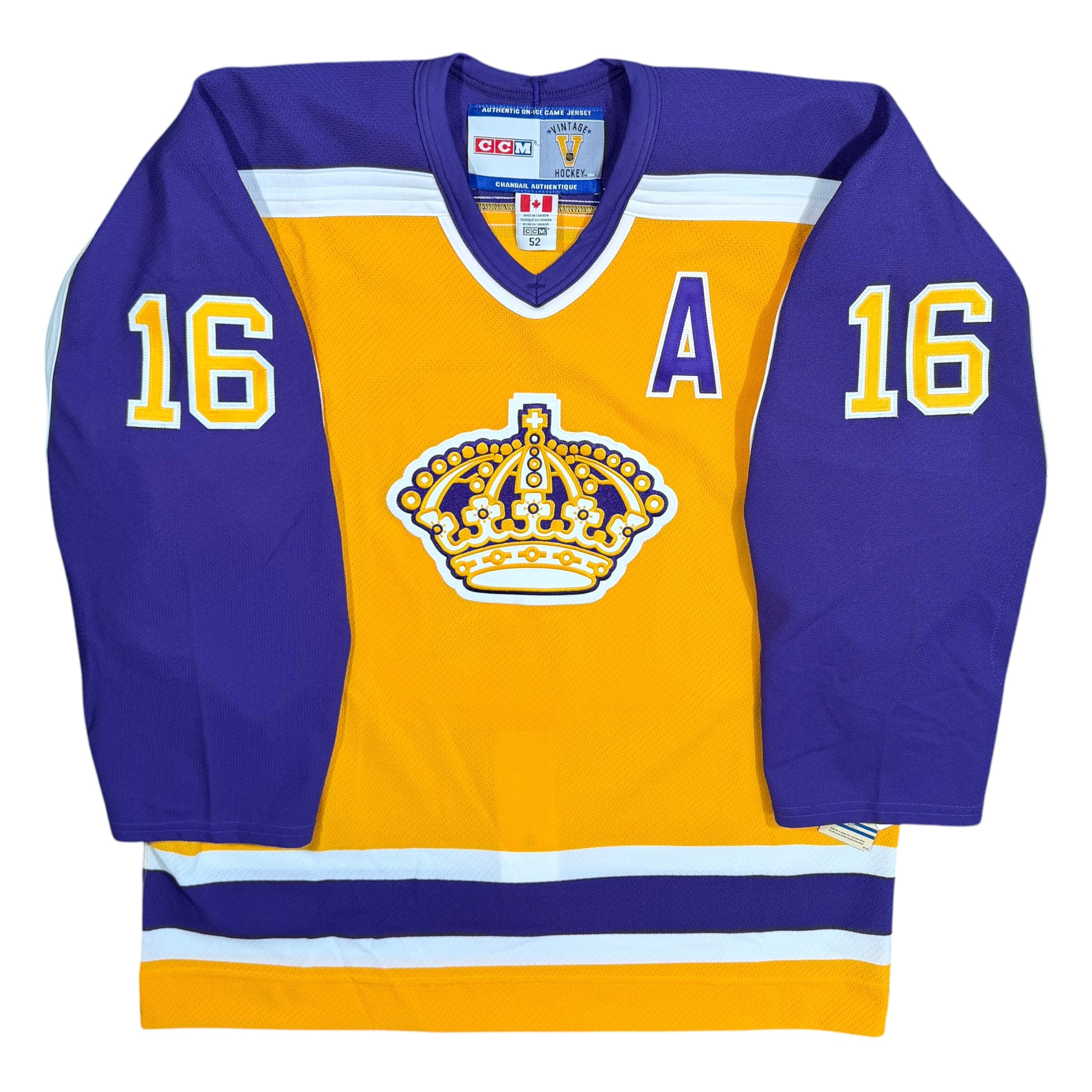 Marcel Dionne Los Angeles Kings Vintage CCM Authentic MIC NHL Jersey - 52/Large