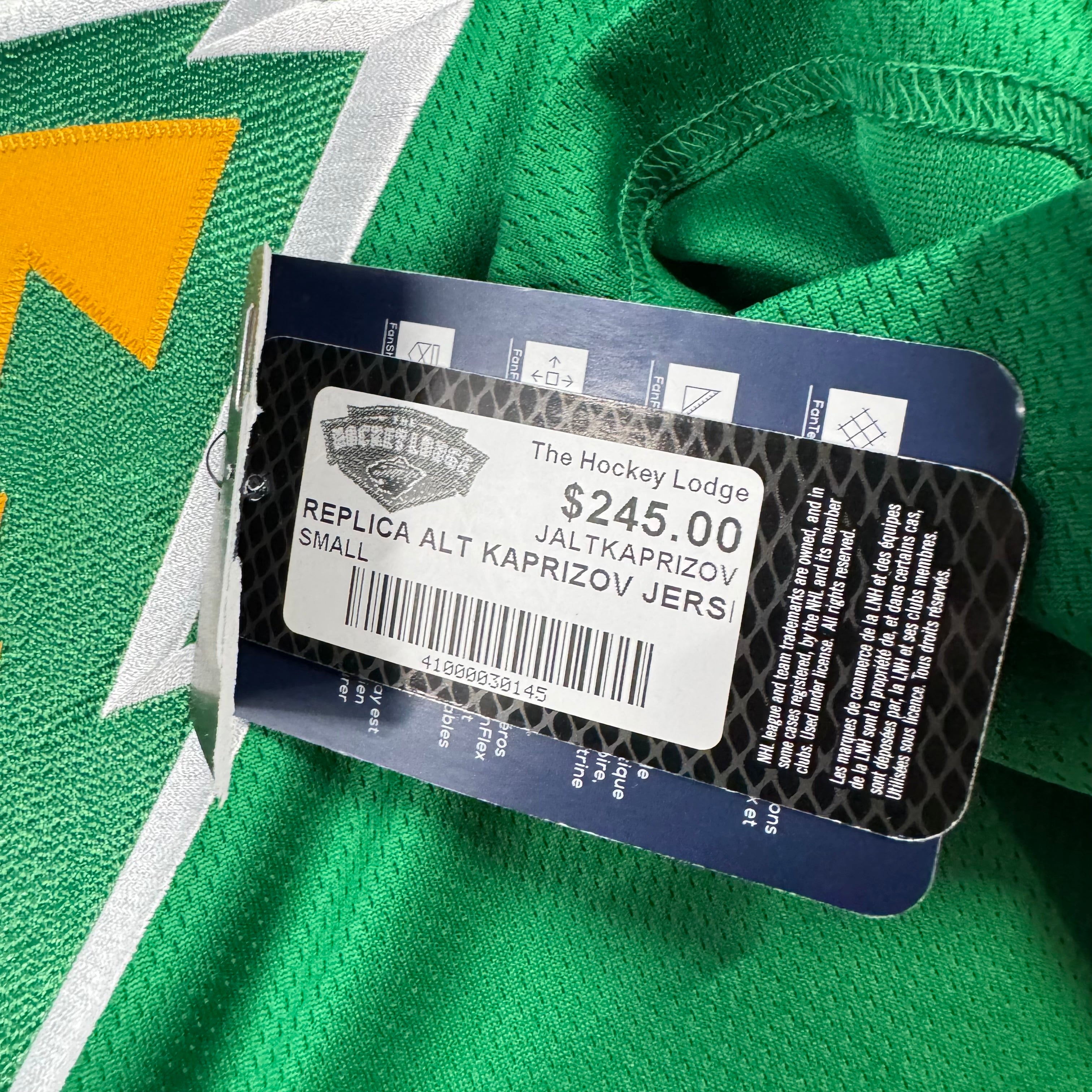 Kapril Kaprizov Minnesota Wild Reverse Retro Fantastics NHL Jersey Size S NEW