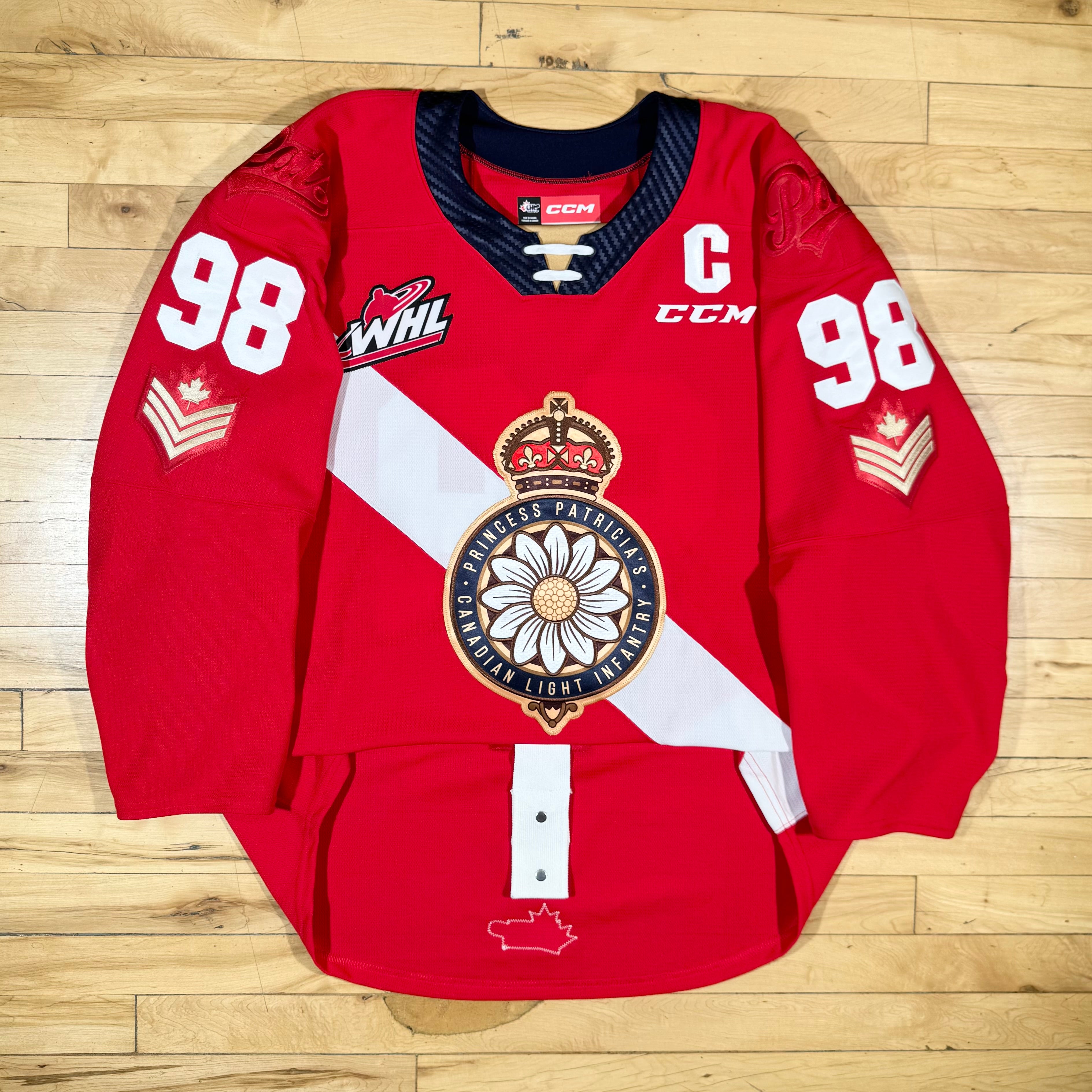 Connor Bedard Regina Pats Authentic Altenate CCM WHL Hockey Jersey Size 54 XL