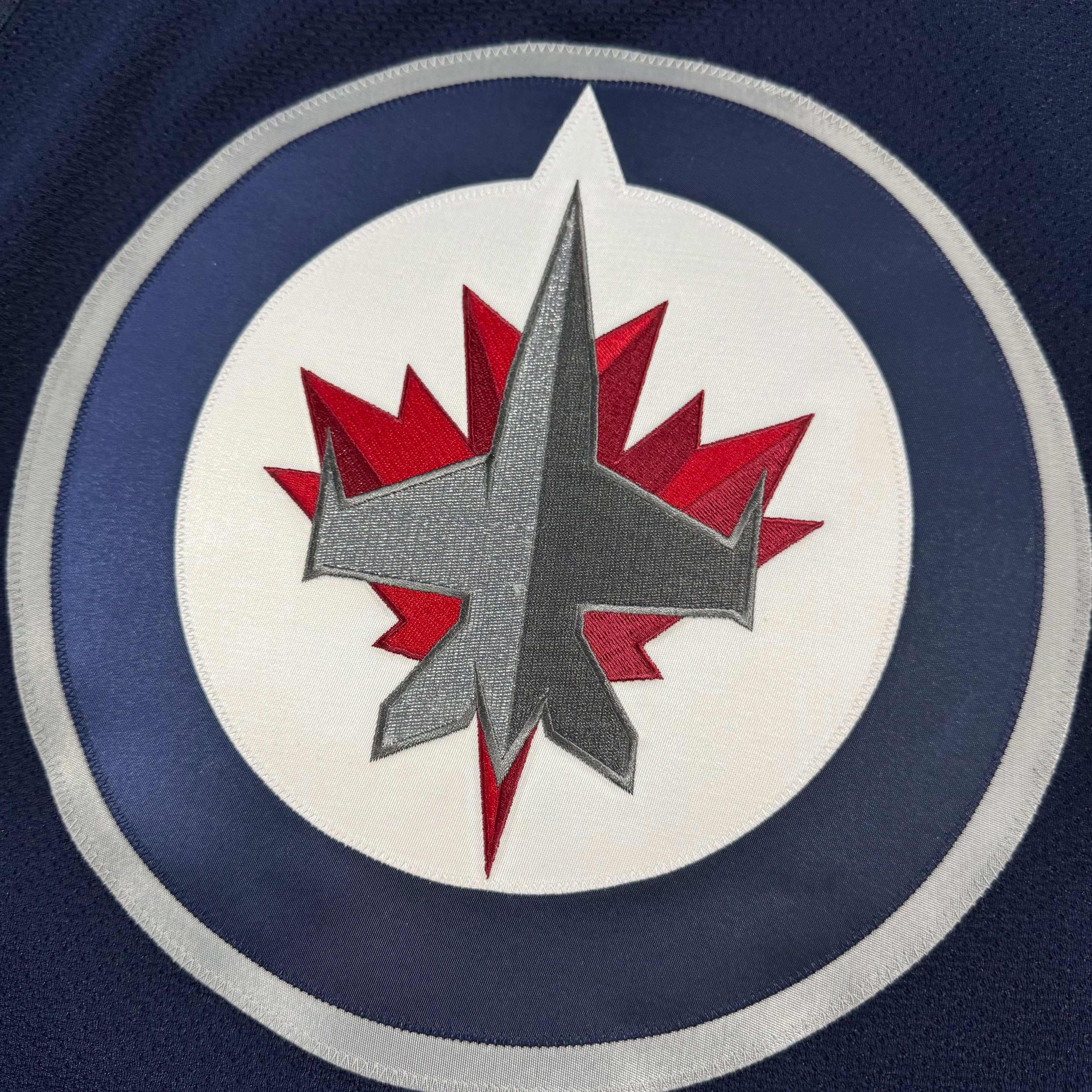 Alex Burnistrov Winnipeg Jets Signed MIC Reebok Authentic NHL Jersey Size 54 XL