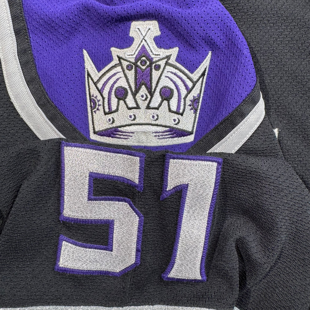 Scott Thomas Los Angeles Kings 2001 Playoff Game Worn NHL Koho Jersey COA