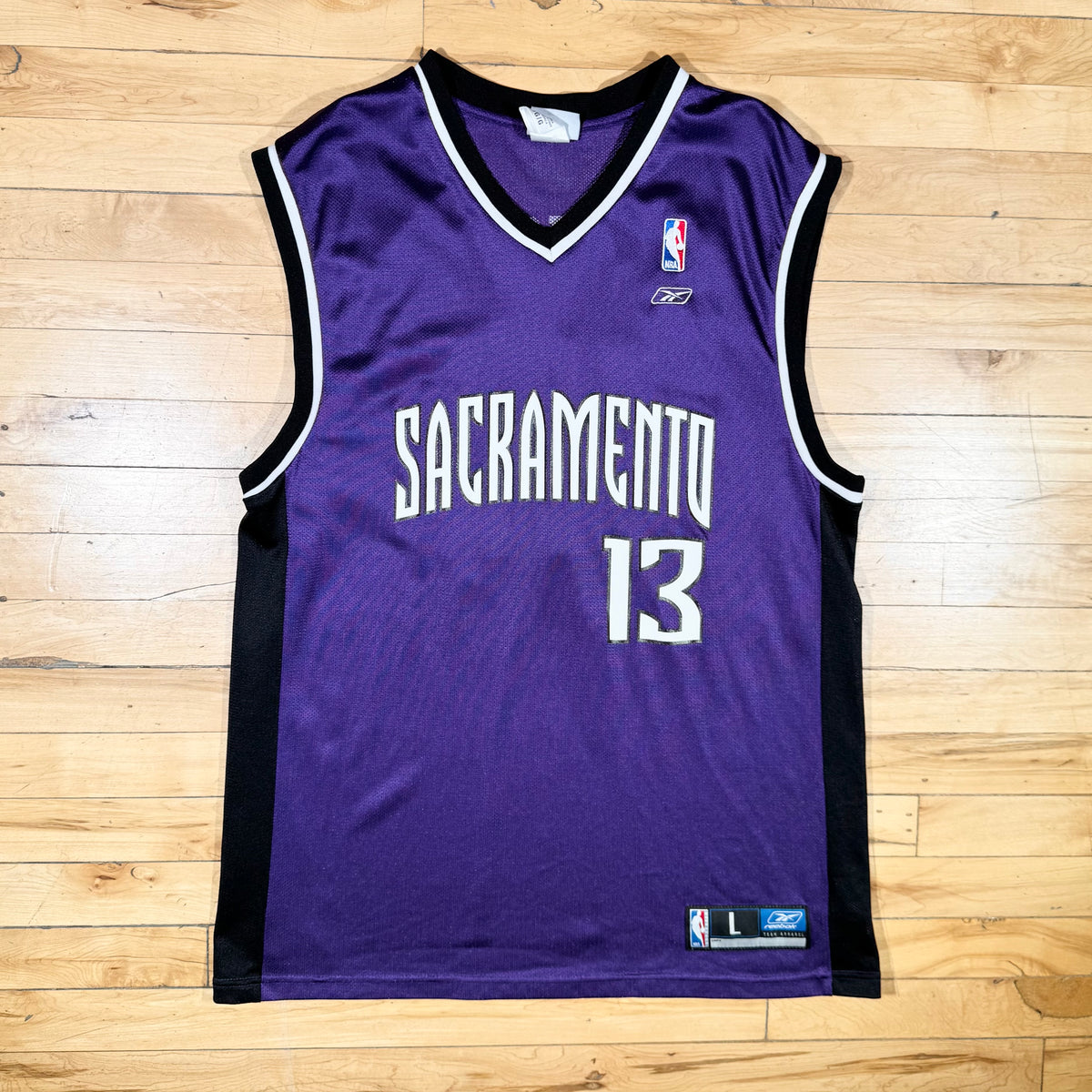 Doug Christie Sacramento Kings Vintage Reebok NBA Jersey Size Large