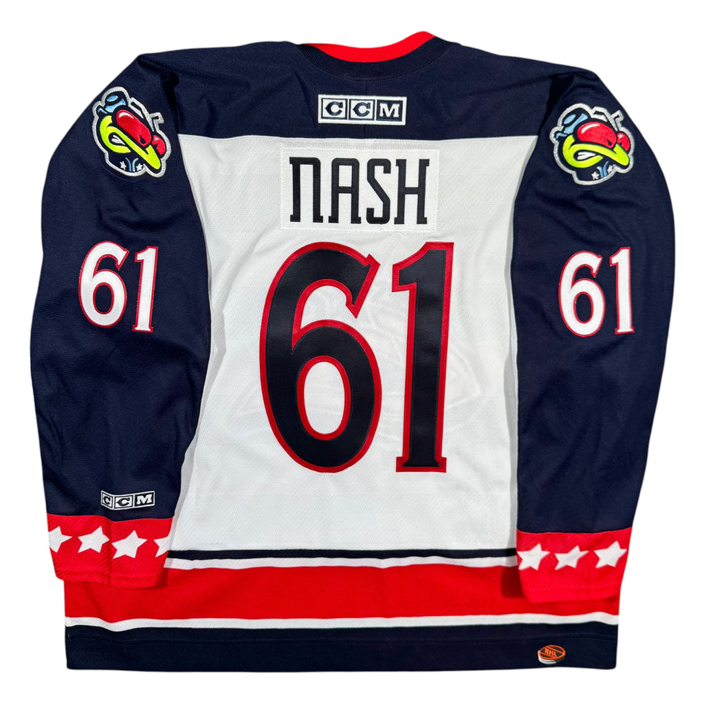 Rick Nash Columbus Blue Jackets Vintage CCM NHL Jersey Size XXL