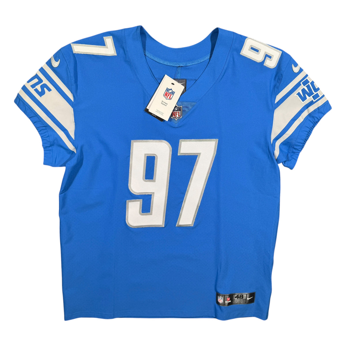 Aiden Hutchinson Detroit Lions Nike Vapor Elite Authentic NFL Jersey - 48/XL