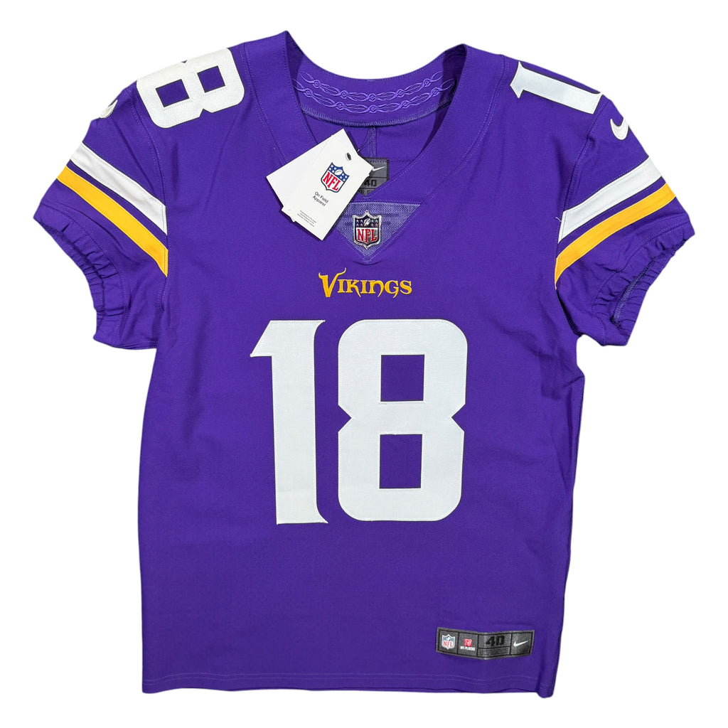 Justin Jefferson Minnesota Vikings Rookie Vapor Elite Nike NFL Jersey - 40/Medium