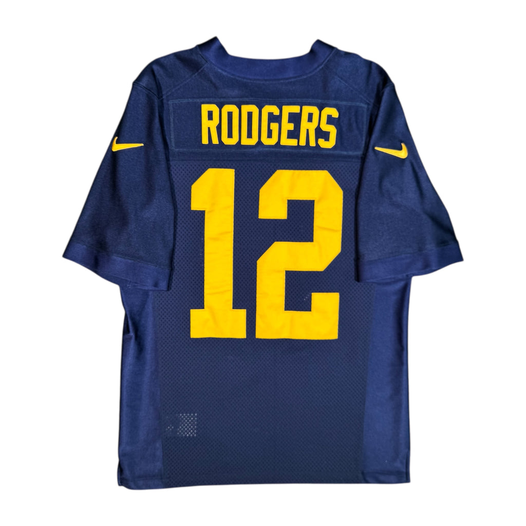 Aaron Rodgers Green Bay Packers Nike Throwback Vapor Elite NFL Jersey Size 40 Medium