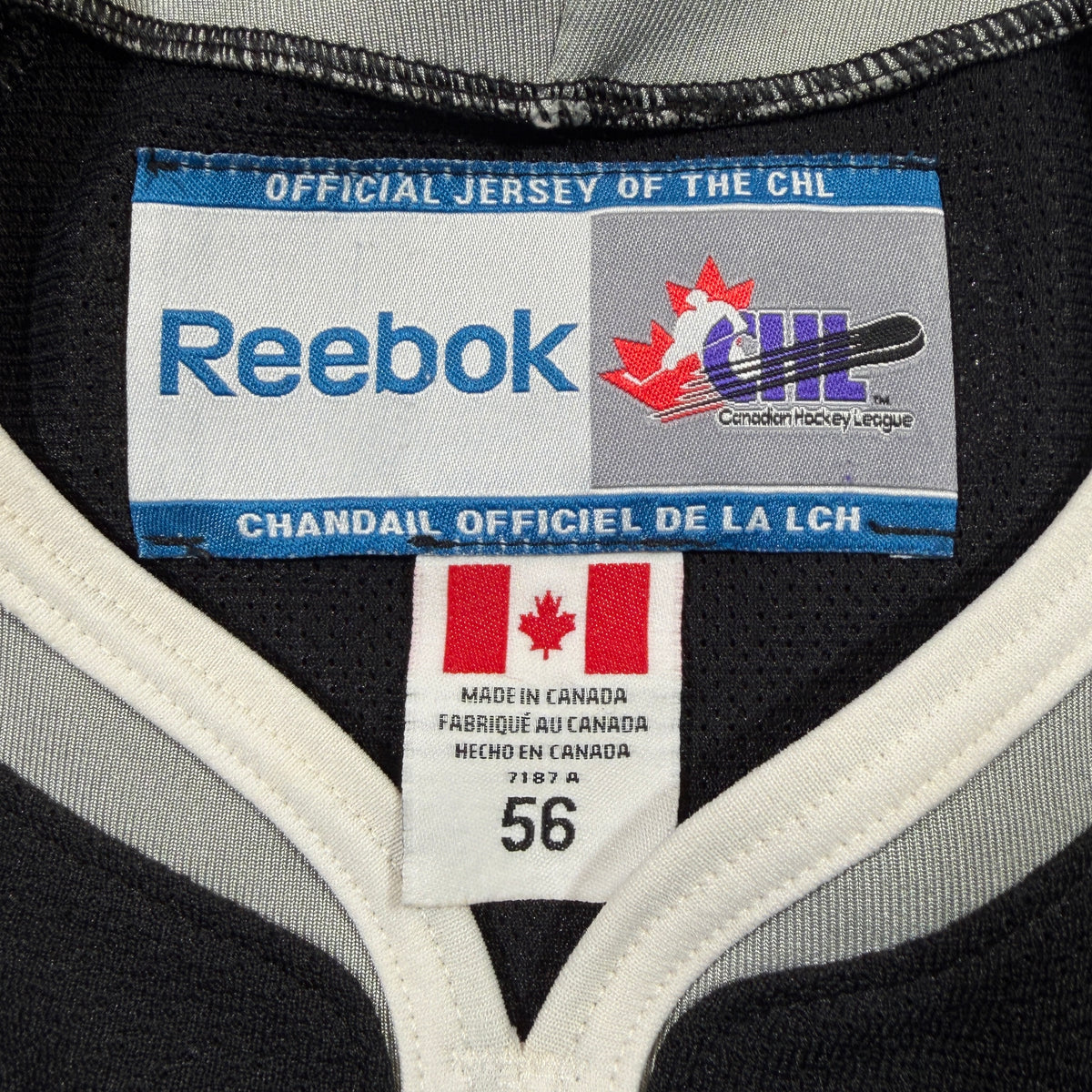 Braiden Doucette Moose Jaw Warriors Game Worn Reebok WHL Jersey - 56/XXL