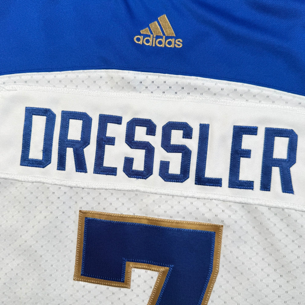 Weston Dressler Winnipeg Blue Bombers Adidas CFL Jersey Size Large