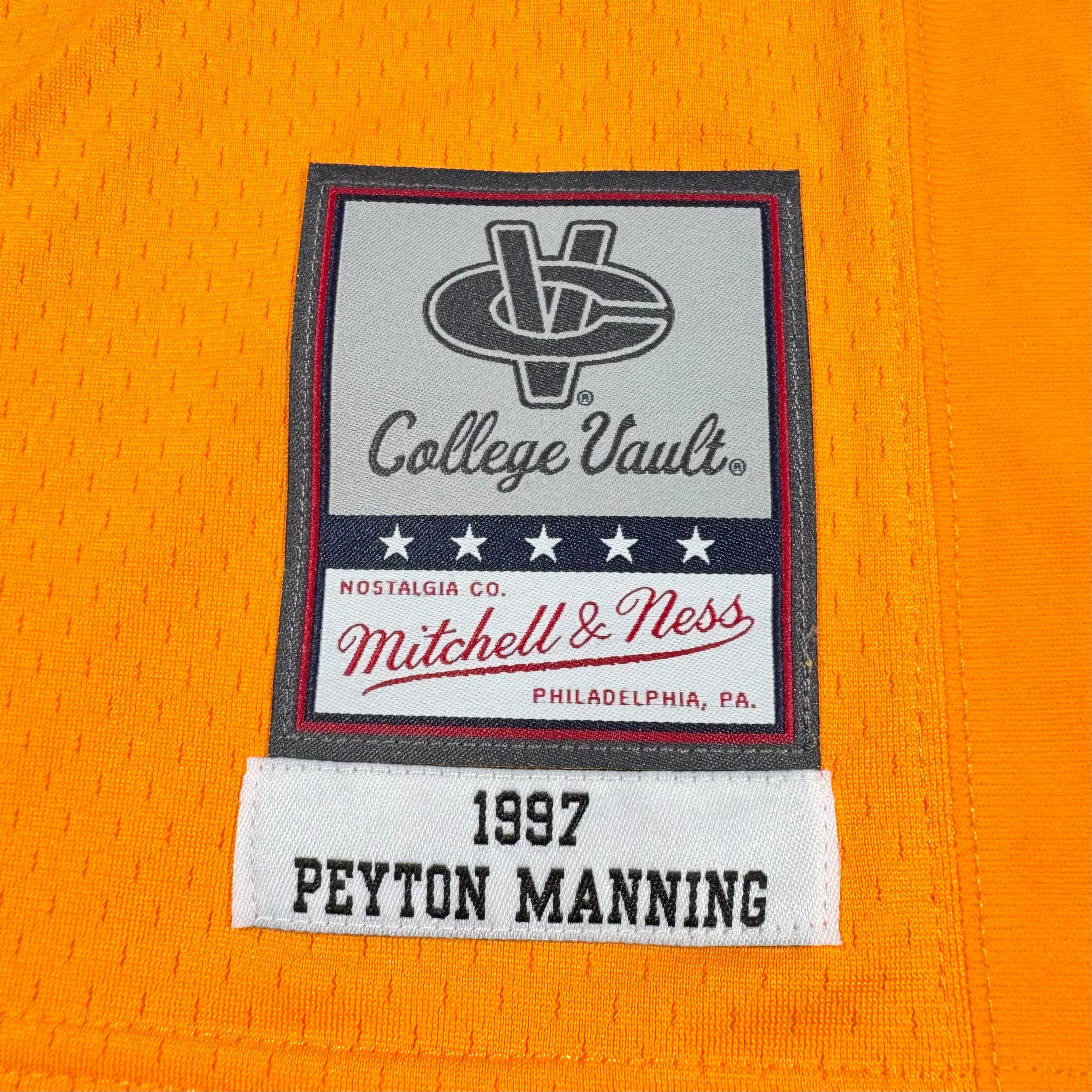 Peyton Manning Tennessee Volunteers Mitchell & Ness NCAA Jersey Size Large 44