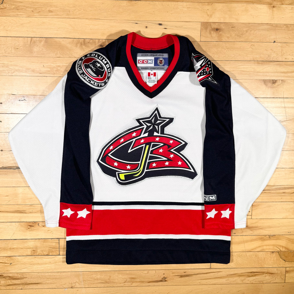 Columbus Blue Jackets Vintage CCM NHL Hockey Jersey Size Small