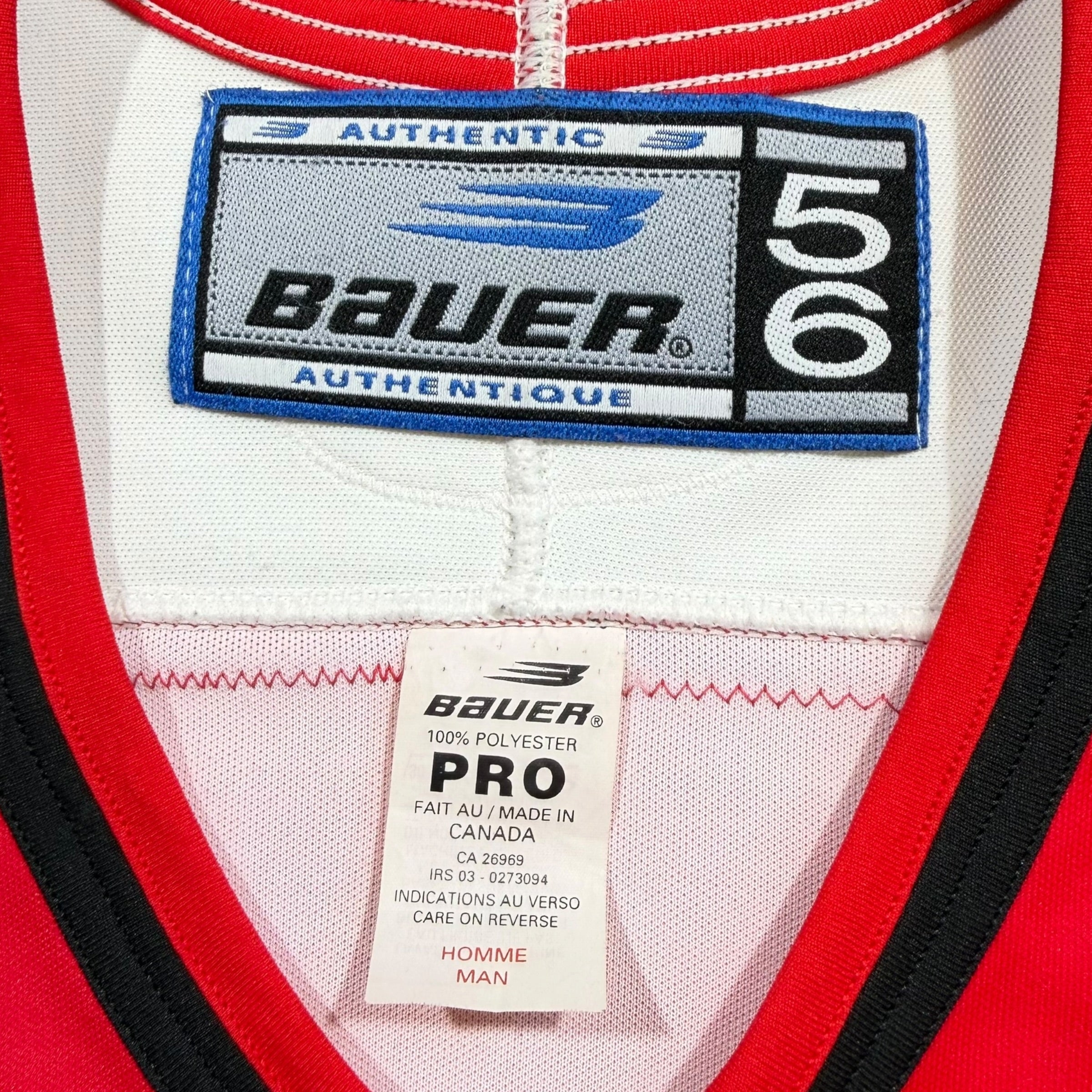 Jason Botterill Saint John Flames 2000/01 Game Worn IHL Bauer Jersey