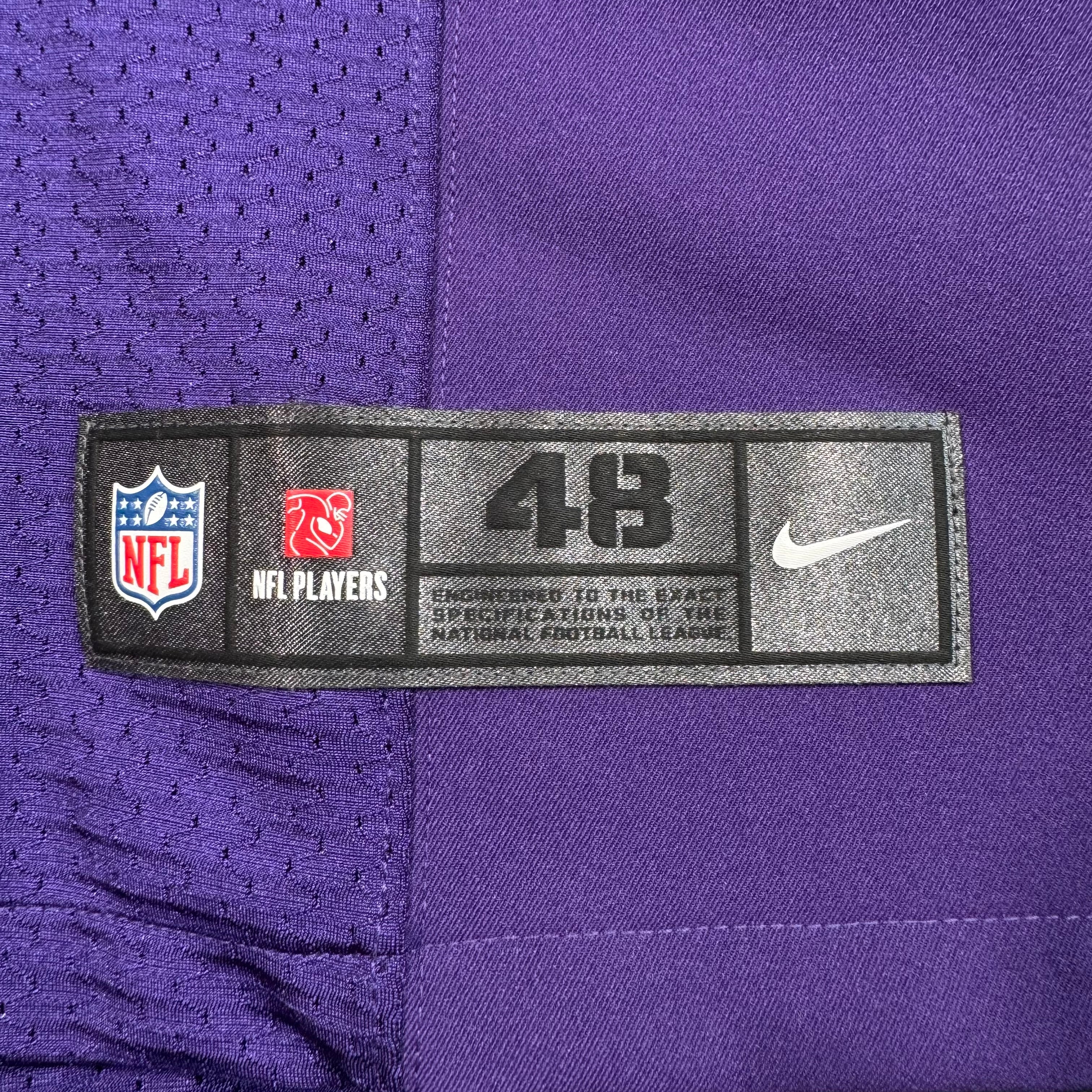 Ray Lewis Baltimore Ravens Nike Elite Authentic NFL Jersey - 48/XL