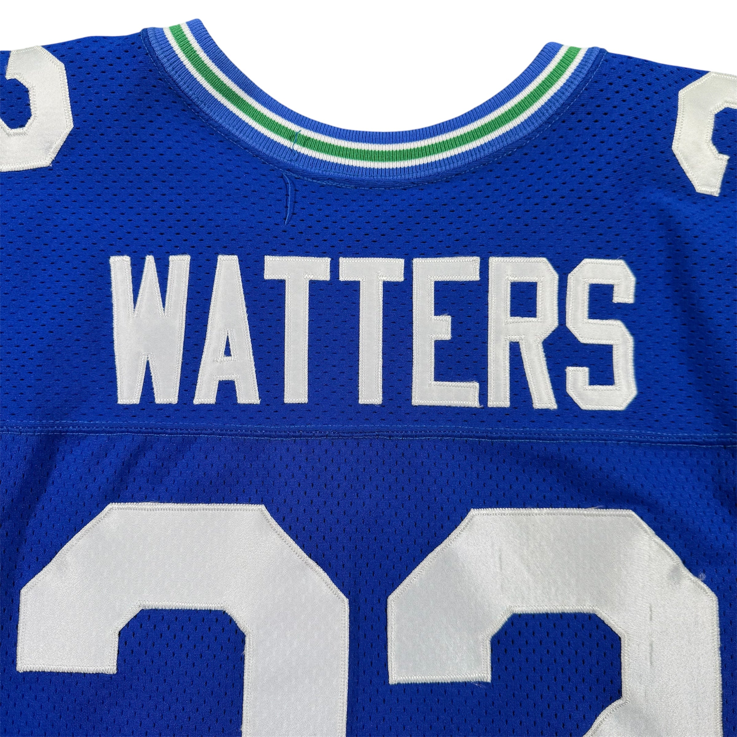 Ricky Watters Seattle Seahawks Vintage Wilson Authentic Signed NFL Jersey Size 52 XXL
