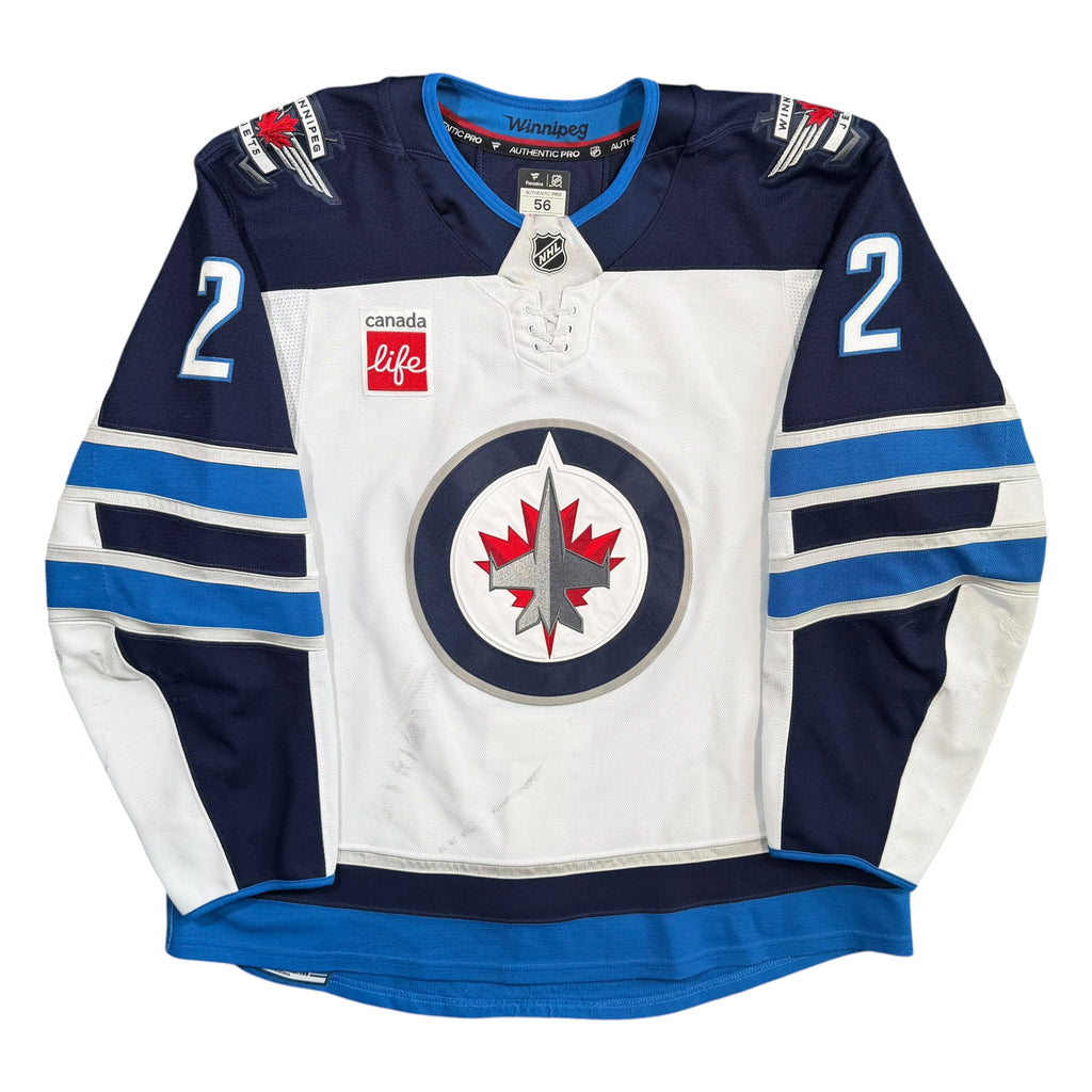 Dylan DeMelo Winnipeg Jets 2024/25 Game Worn Fanatics NHL Jersey COA